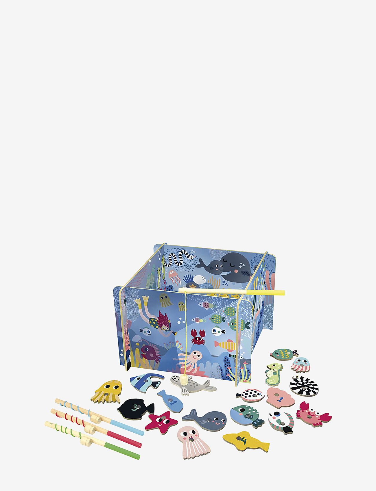 Vilac - Magnetic fishing box - aktive spiele - blue - 0