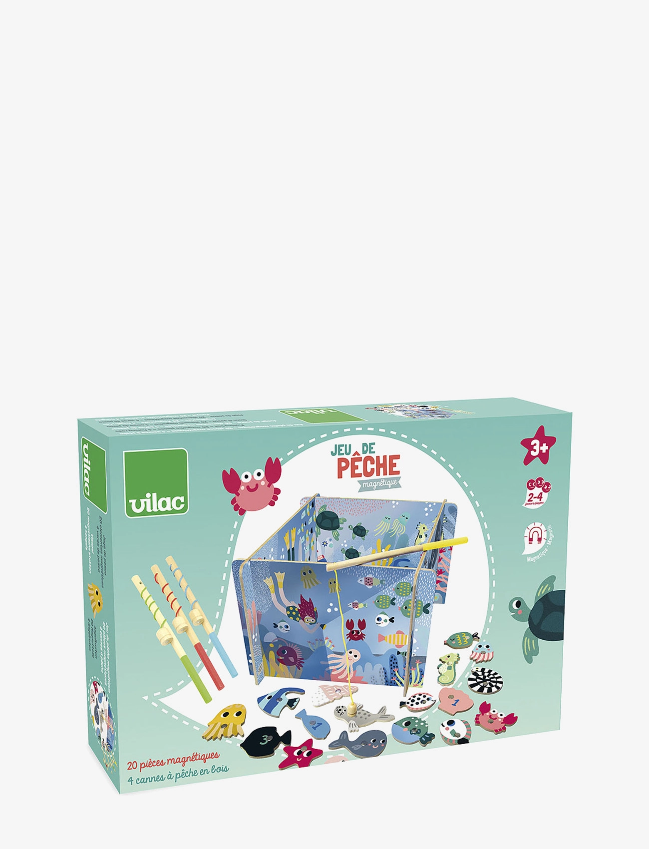 Vilac - Magnetic fishing box - aktīvās spēles - blue - 1