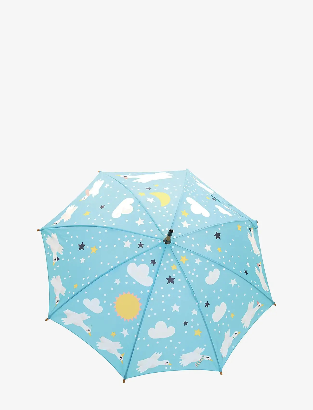 Vilac - Gooses umbrella - paraplyer - turquoise - 0