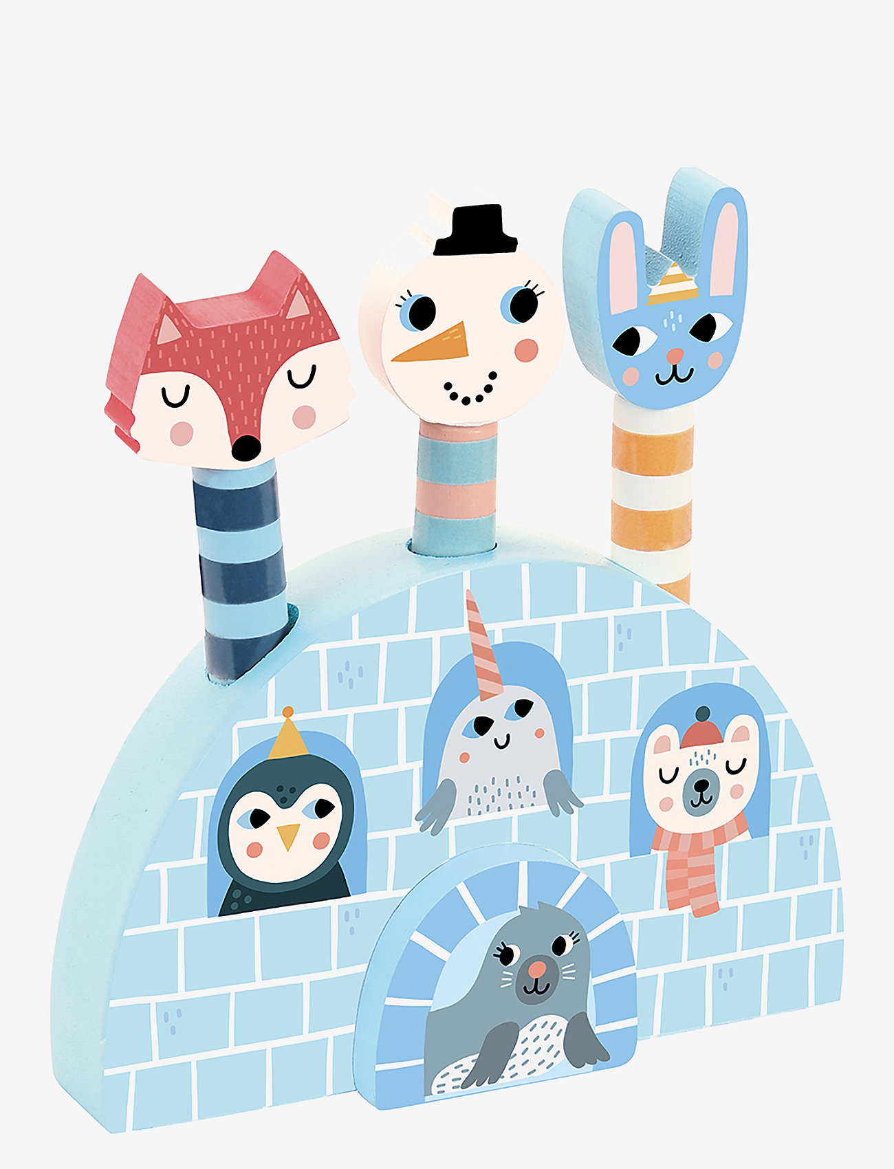 Vilac - Pop-up Polar Island by Michelle Carlslund - interaktiva leksaker - light blue - 0