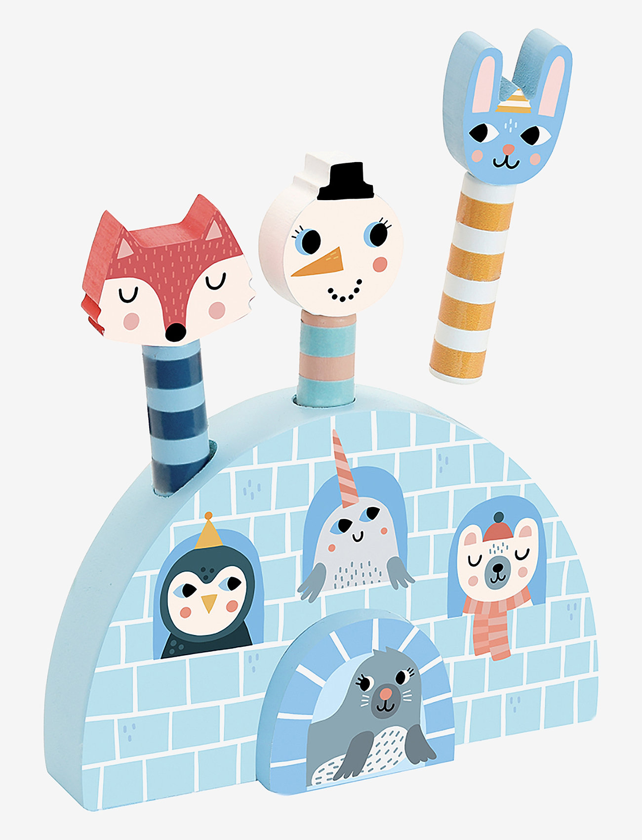 Vilac - Pop-up Polar Island by Michelle Carlslund - interaktiva leksaker - light blue - 1