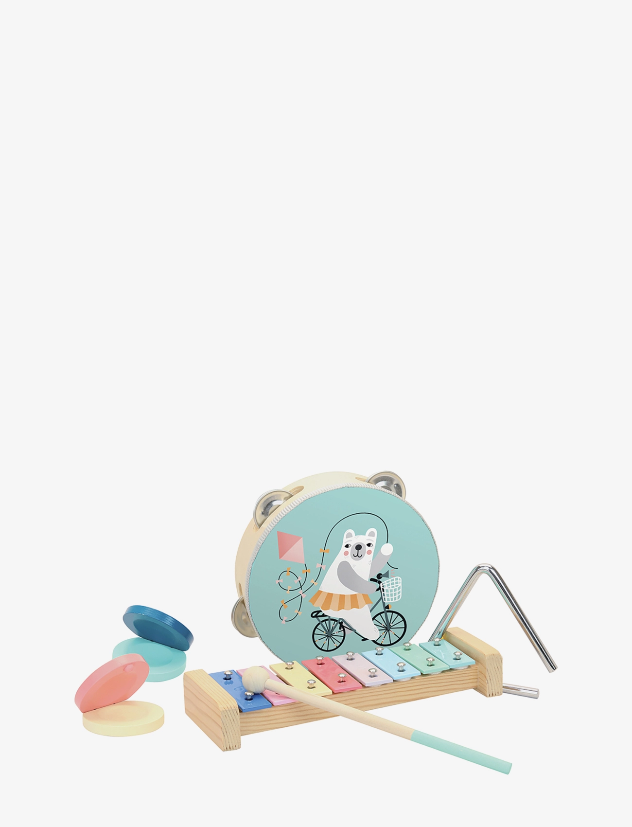 Vilac Musical Instruments - 4 Different, One Size, Multi/patterned, Legetøj > Musical Instruments, Børn