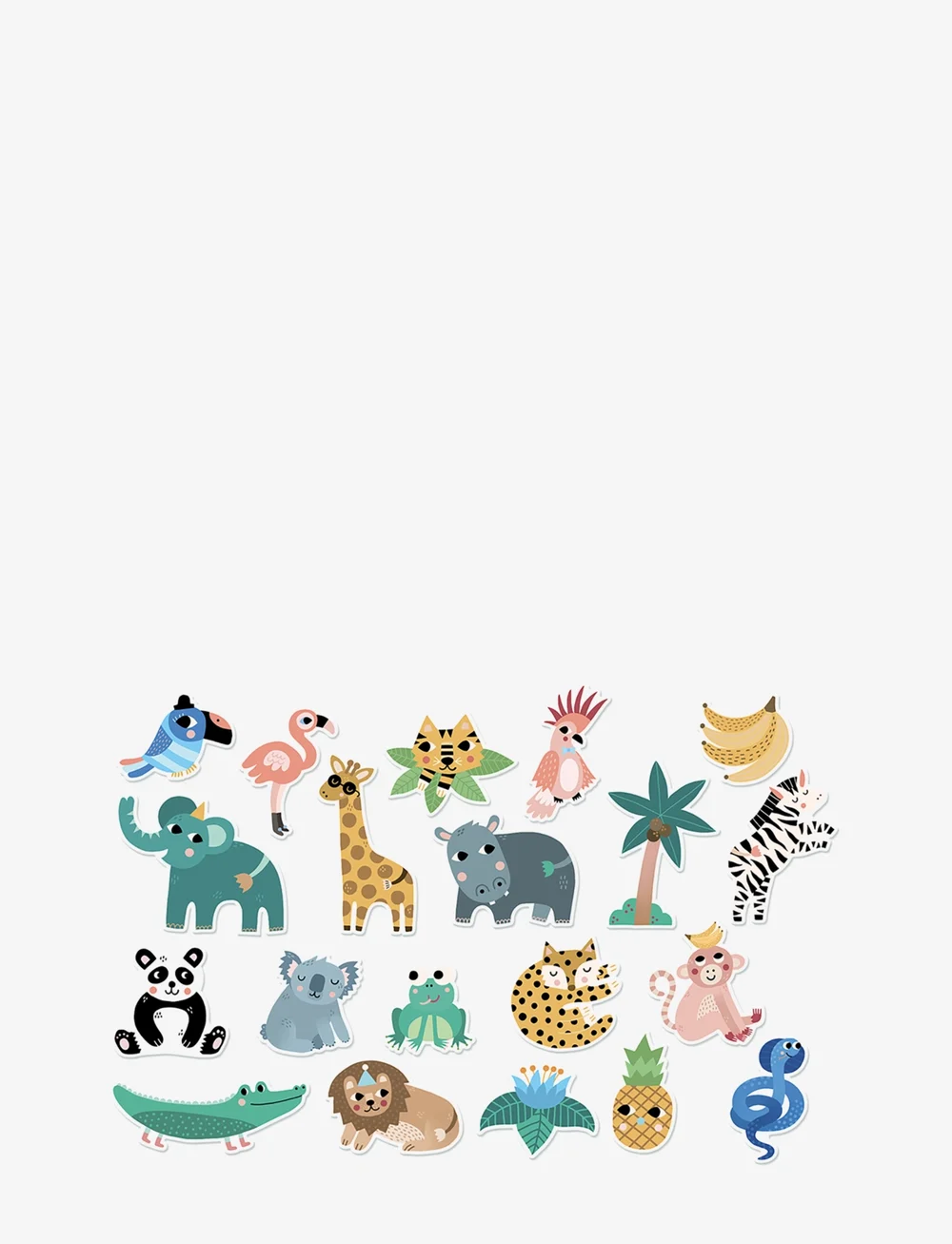 Vilac - Magnets - Jungle - puidust figuurid - multi - 1