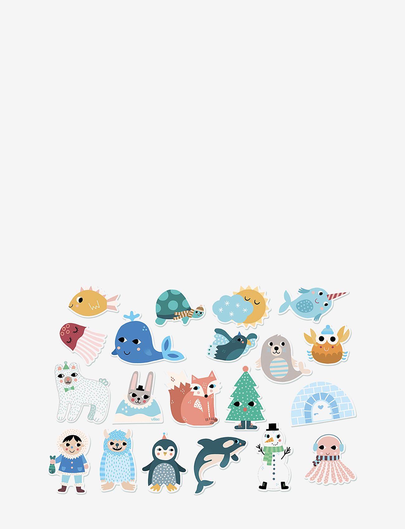 Vilac - Magnets - Iceland - klistermärken - multi - 1