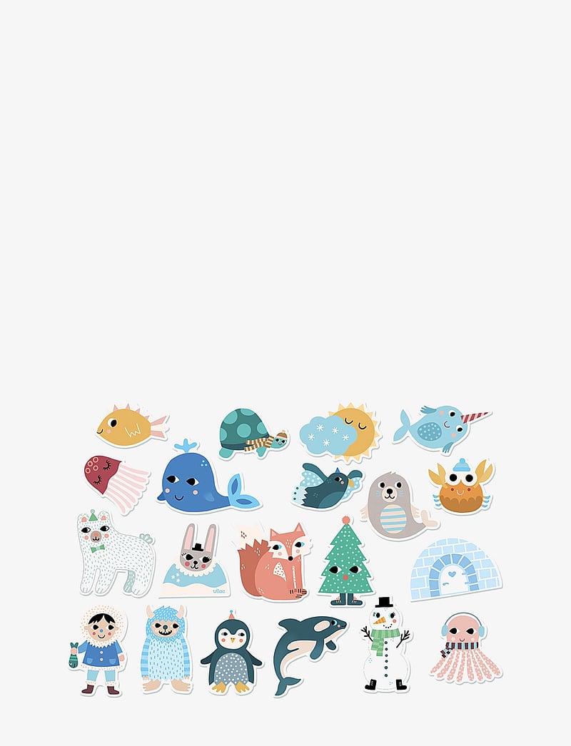 Vilac - Magnets - Iceland - kleebised - multi - 1