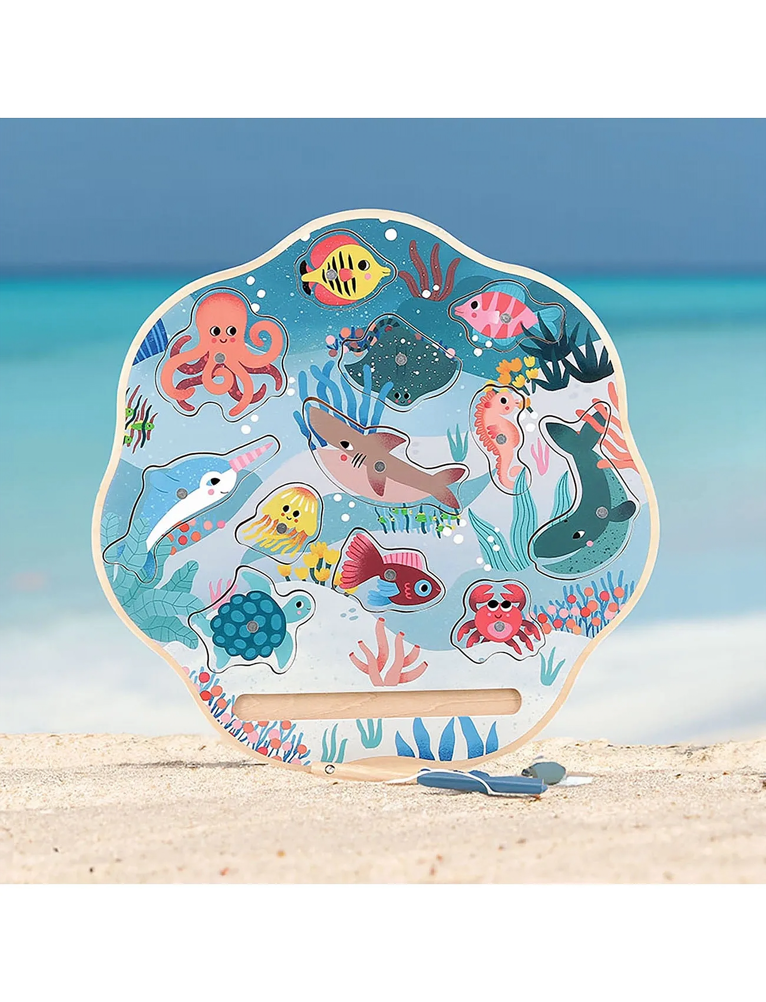 Vilac Fishing Game Under The Sea, Børn, Educational Spil, Multi/mønstret, Str: ONE SIZE