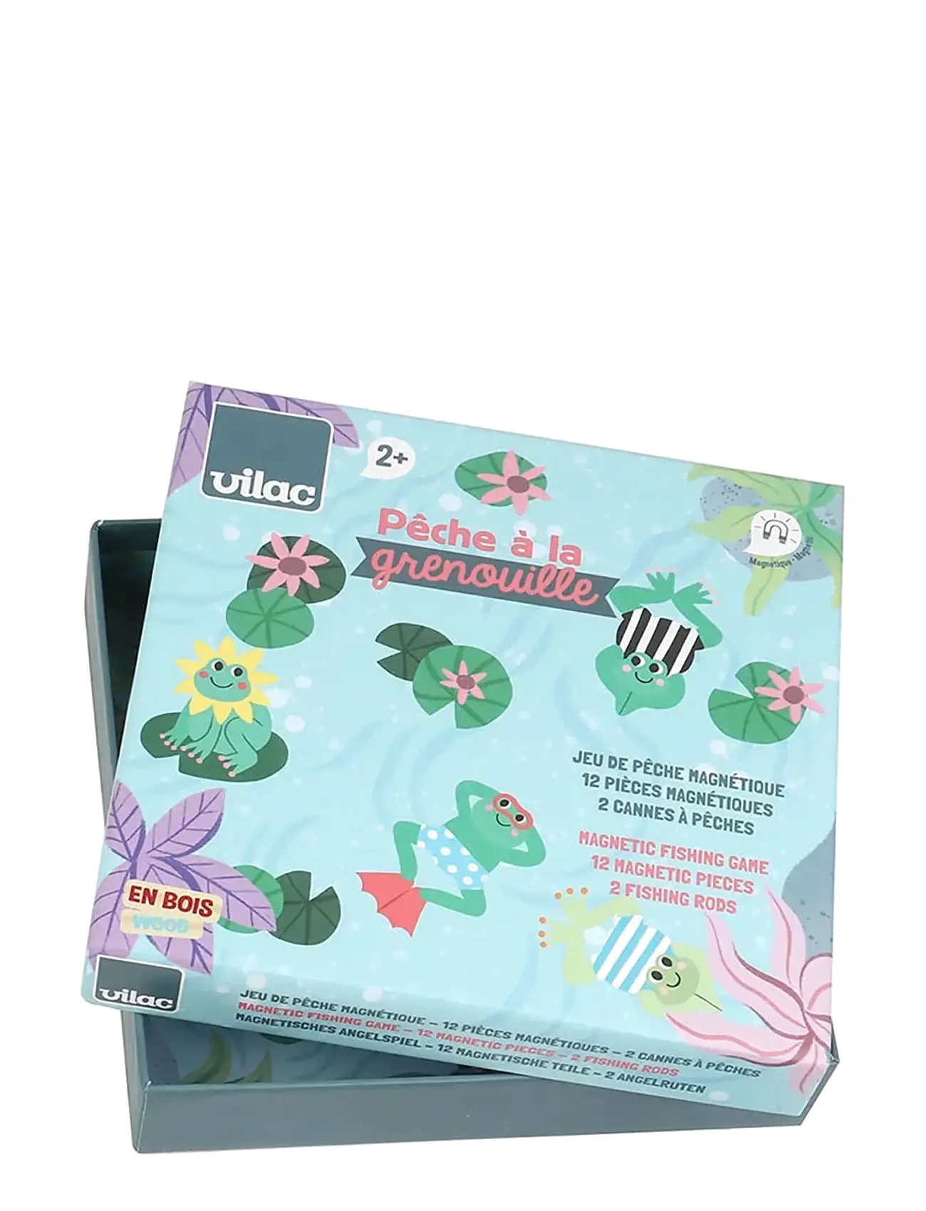 Vilac - Fishing Game - Happy Frog - pädagogische spiele - multi - 1