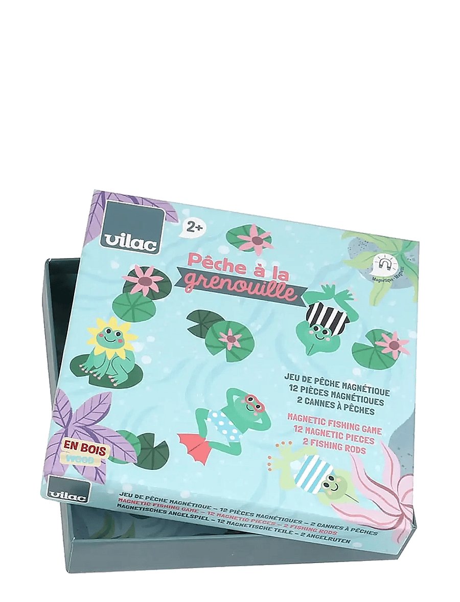 Vilac - Fishing Game - Happy Frog - harivad mängud - multi - 1