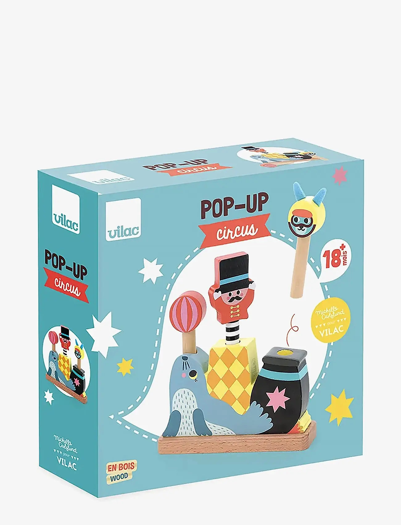 Vilac - Pop-up Circus - haamripingiga mänguasi - multi - 1