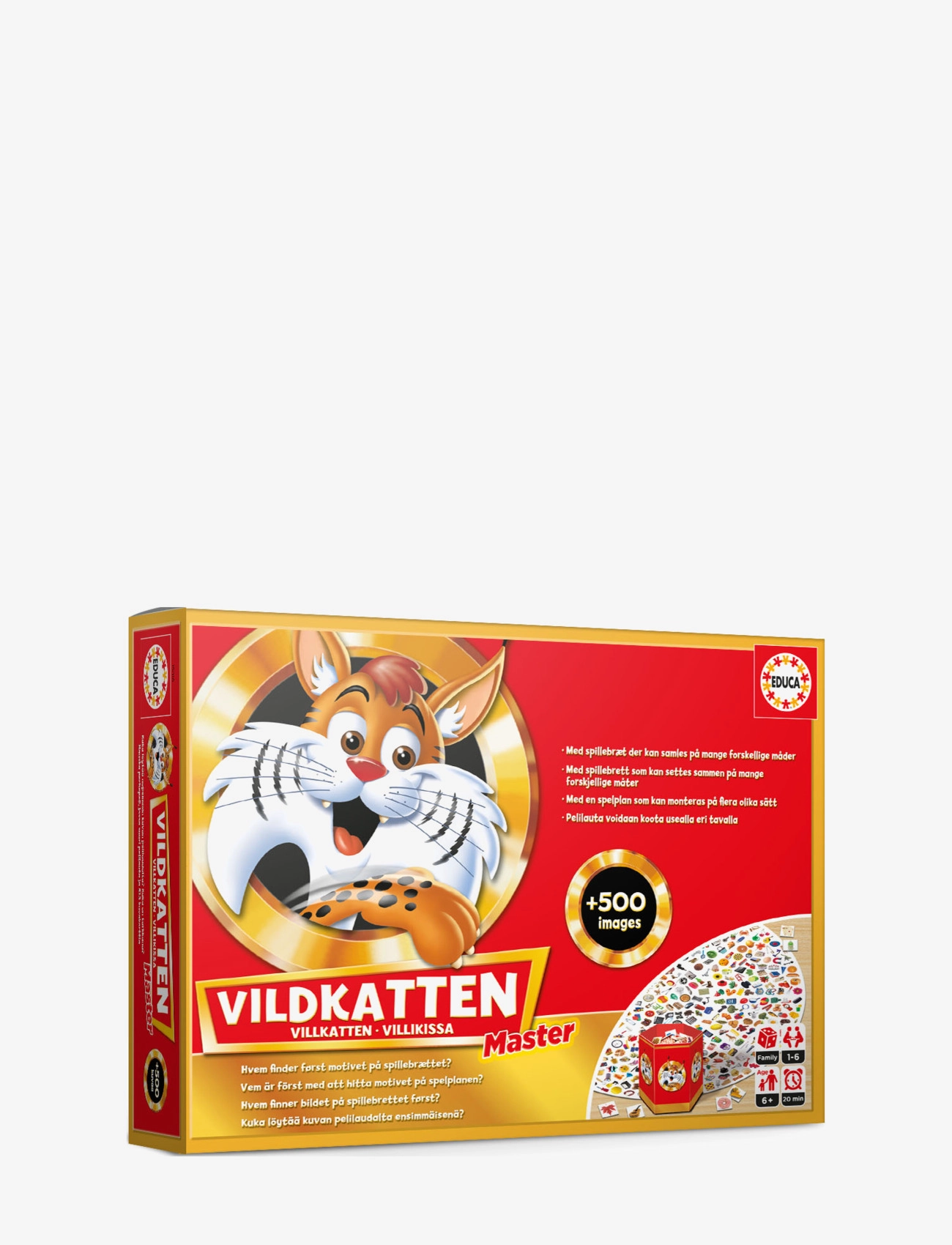 Vildkatten Master 500, Børn, Board Spil, Multi/mønstret, Str: ONE SIZE