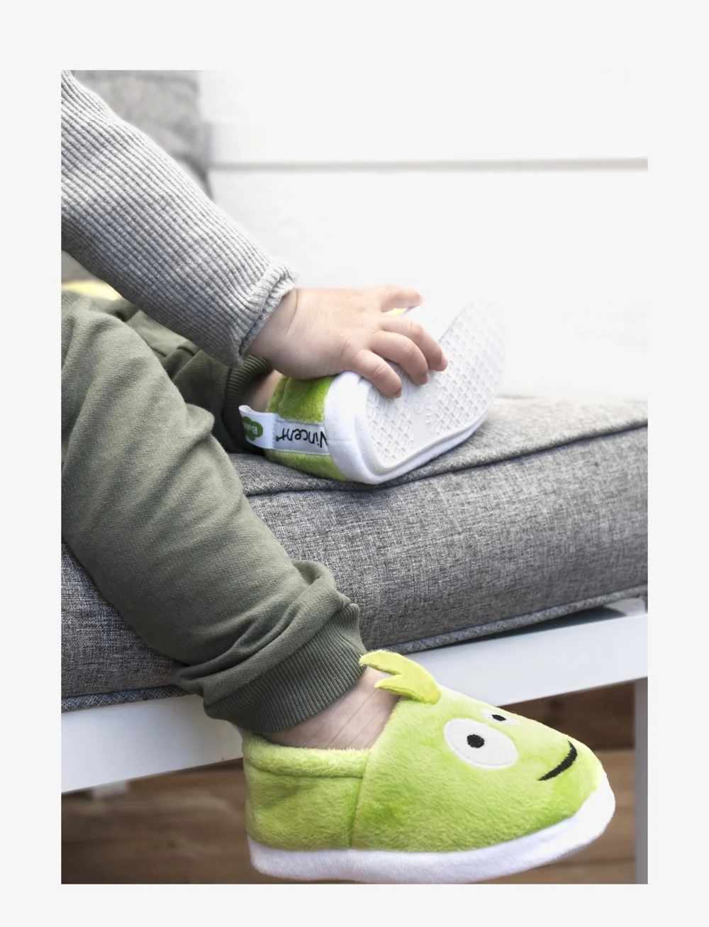 Vincent - Dadda Green Slipper - hausschuhe - green - 0