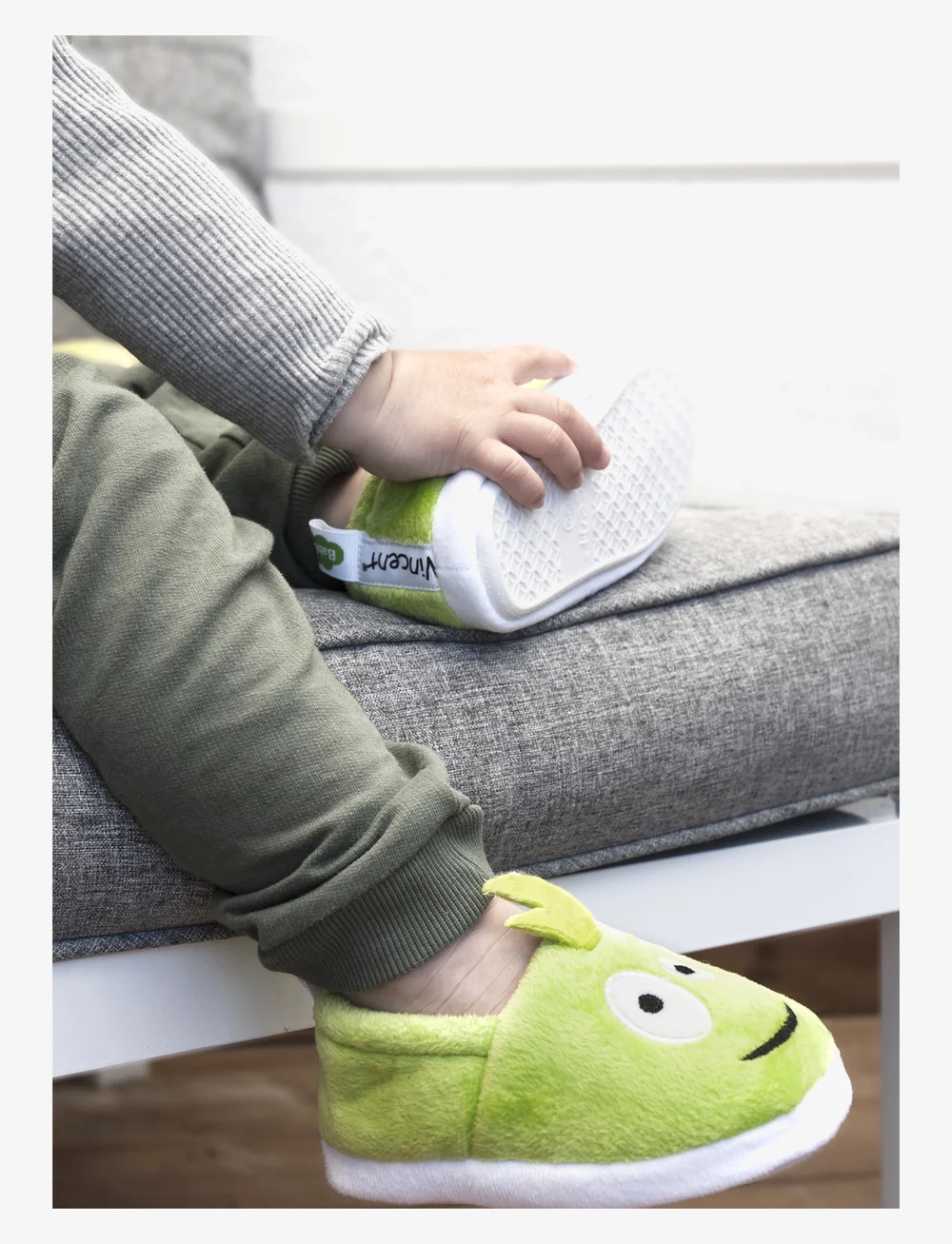 Vincent - Dadda Green Slipper - hausschuhe - green - 4