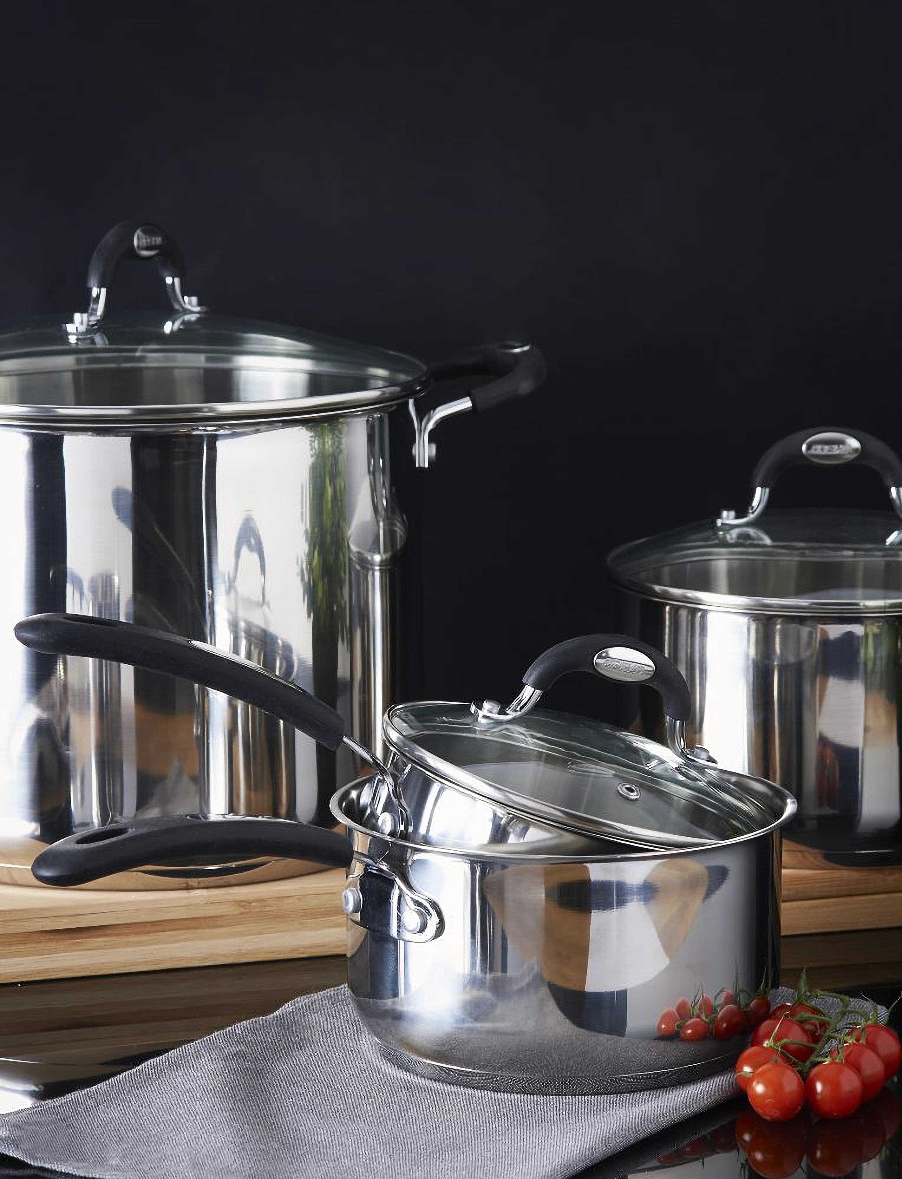 Viners - VIN EVERYDAY STOCK POT w, lid - silver - 2
