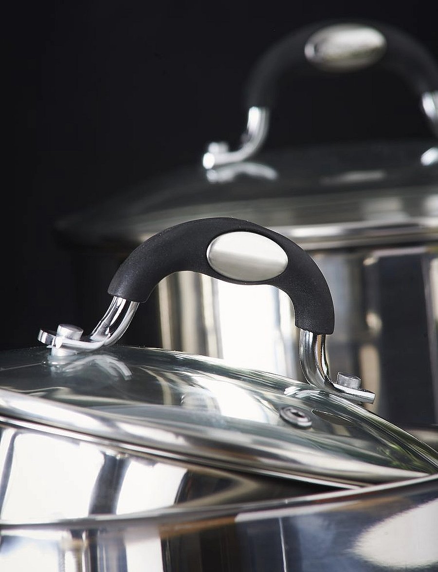 Viners - VIN EVERYDAY STOCK POT w, lid - silver - 3