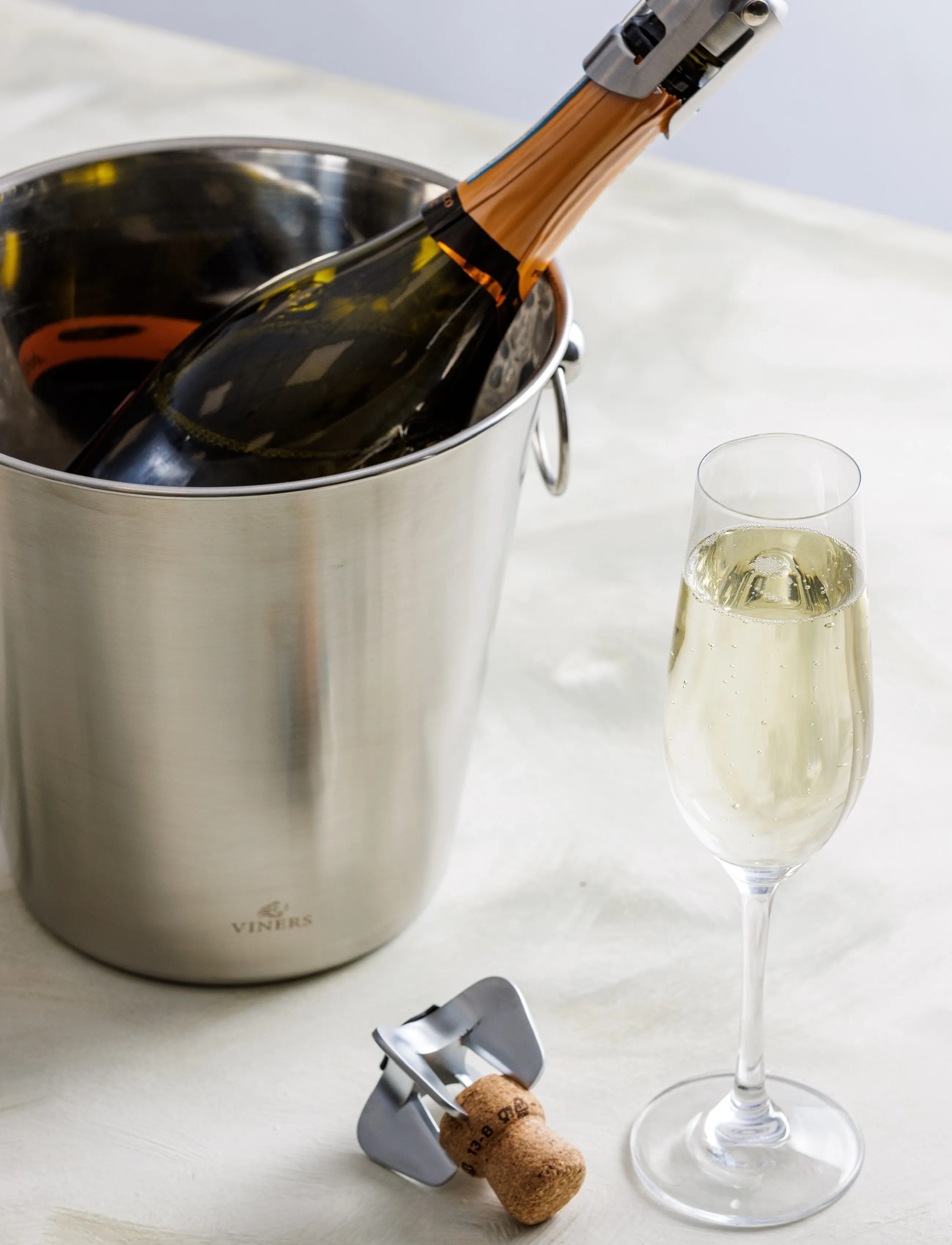 Viners - VIN BARWARE CHAMPAGNE BUCKET - flaskekølere - silver - 2