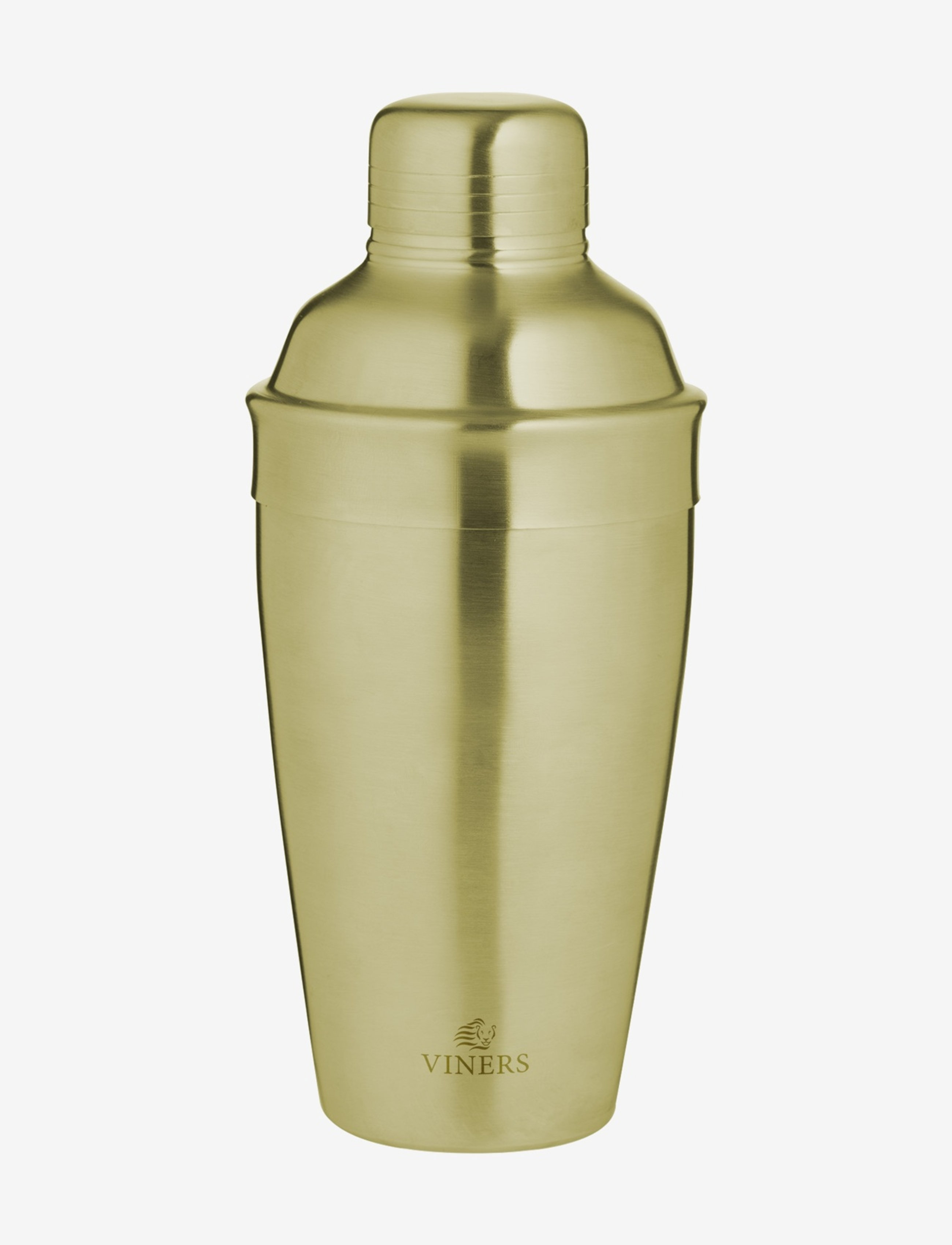 Viners Vin Barware Cocktail Shaker Gold, Shaker og cocktailbestik, Guld, Str: 500 ml