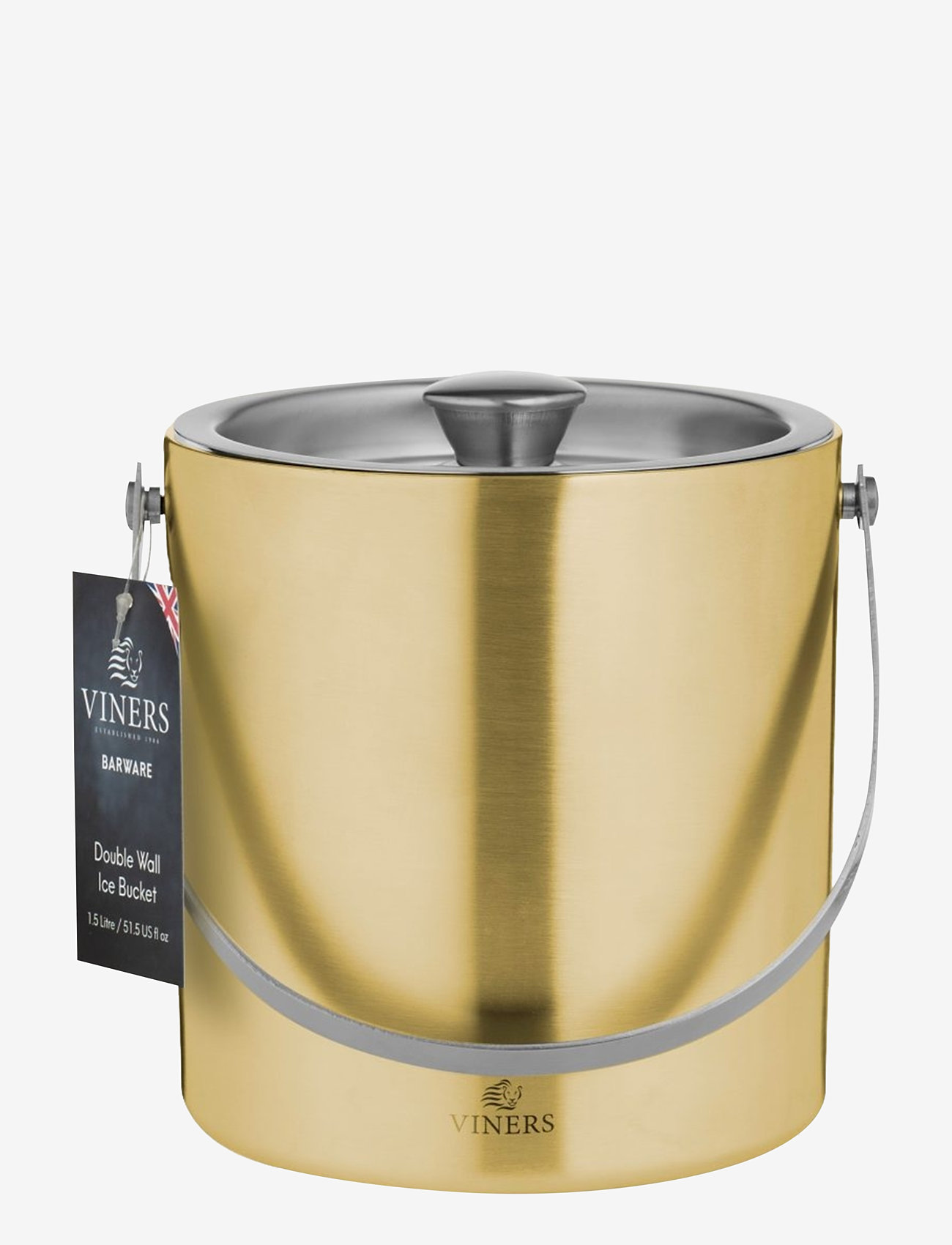 Viners - VIN BARWARE ICE BUCKET DOUBLE WALL - ice buckets - gold - 1