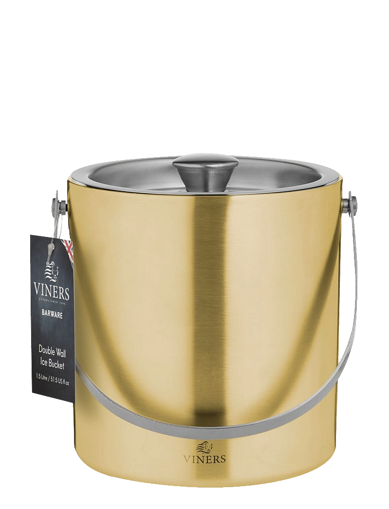 Viners - VIN BARWARE ICE BUCKET DOUBLE WALL - ice buckets - gold - 1