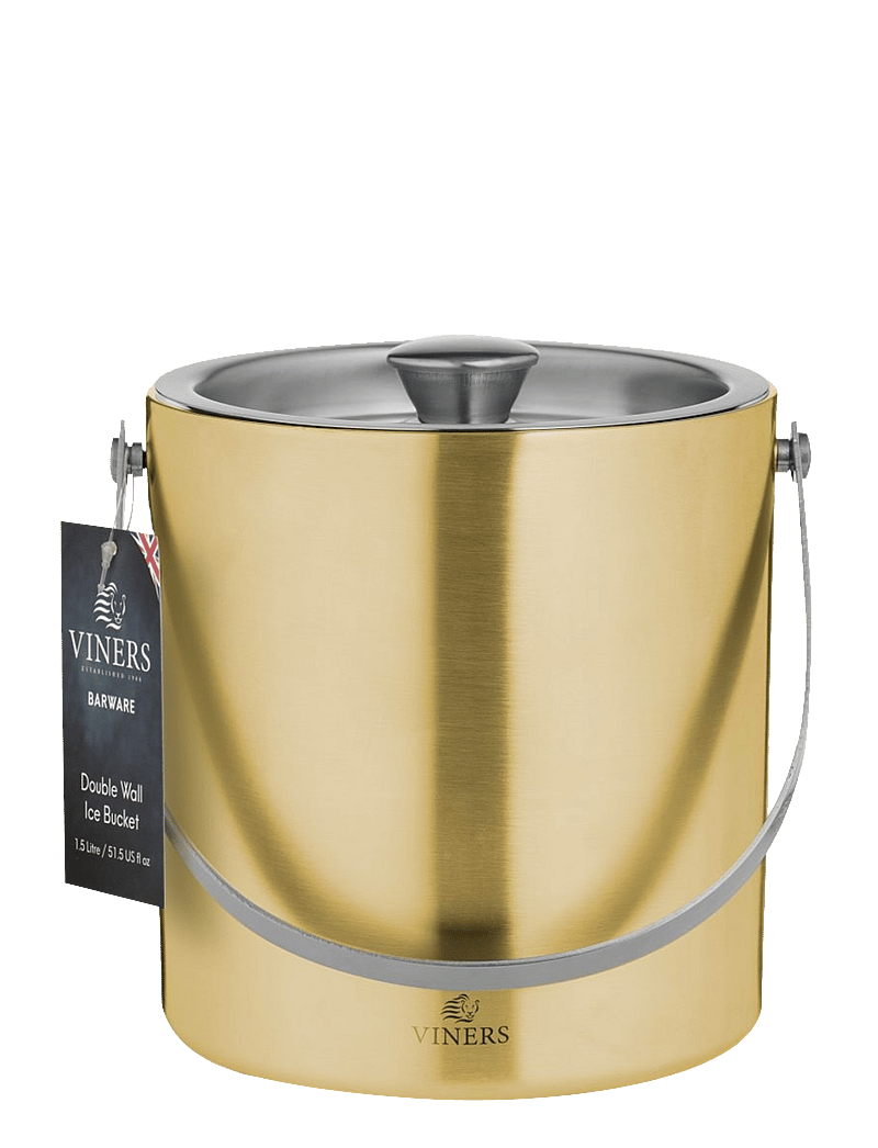 Viners - VIN BARWARE ICE BUCKET DOUBLE WALL - ice buckets - gold - 2
