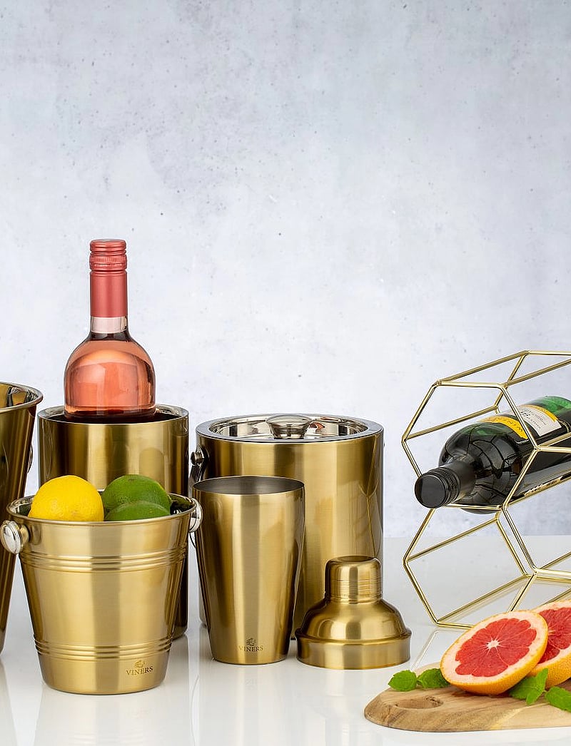 Viners - VIN BARWARE ICE BUCKET DOUBLE WALL - ice buckets - gold - 3