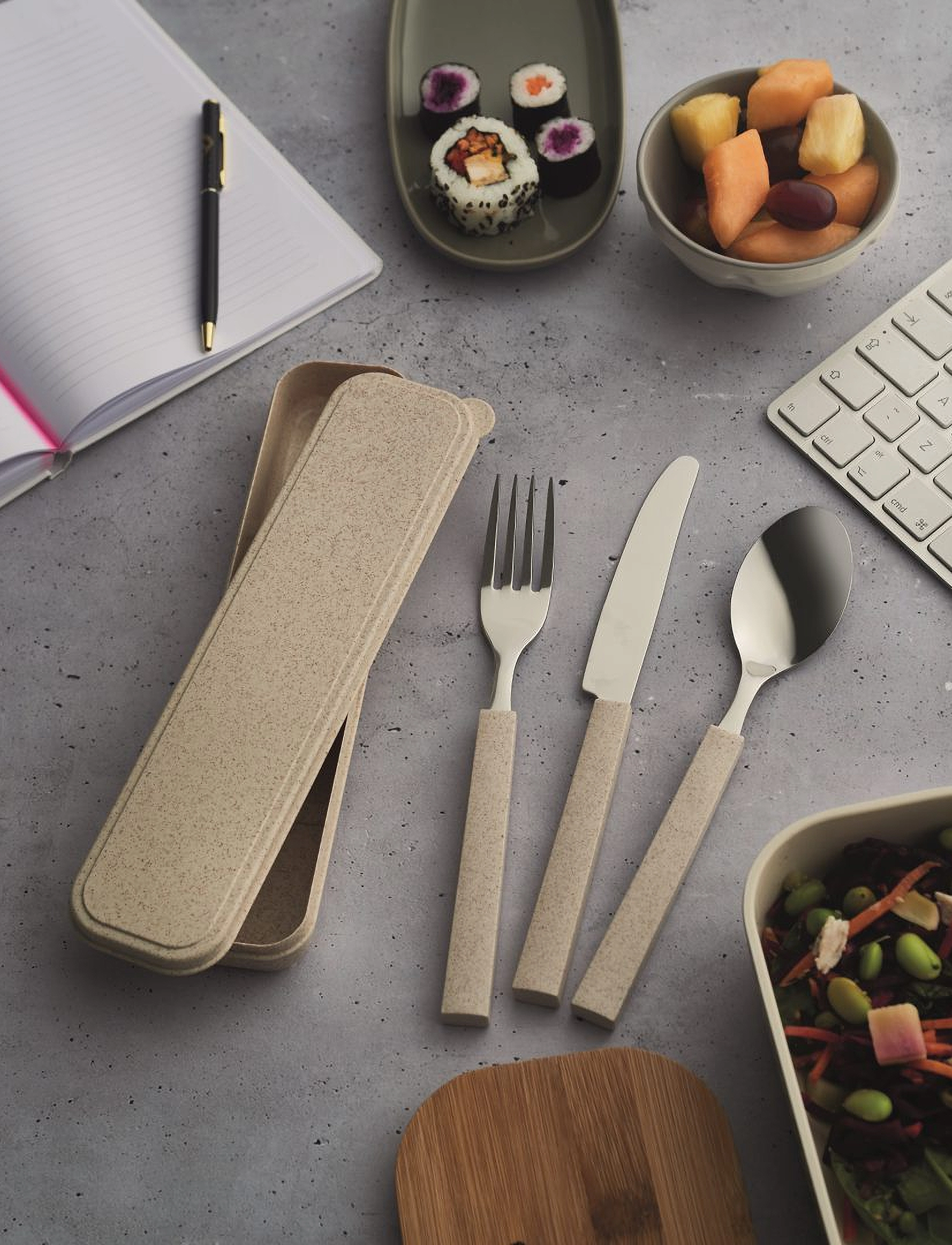Viners - Cutlery set and case VINERS - nature - 2