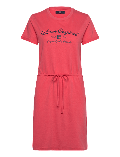 VINSON VIN T-Shirt Dress Maika Women - Mekot - 17-1647TCX DUBARRY / red