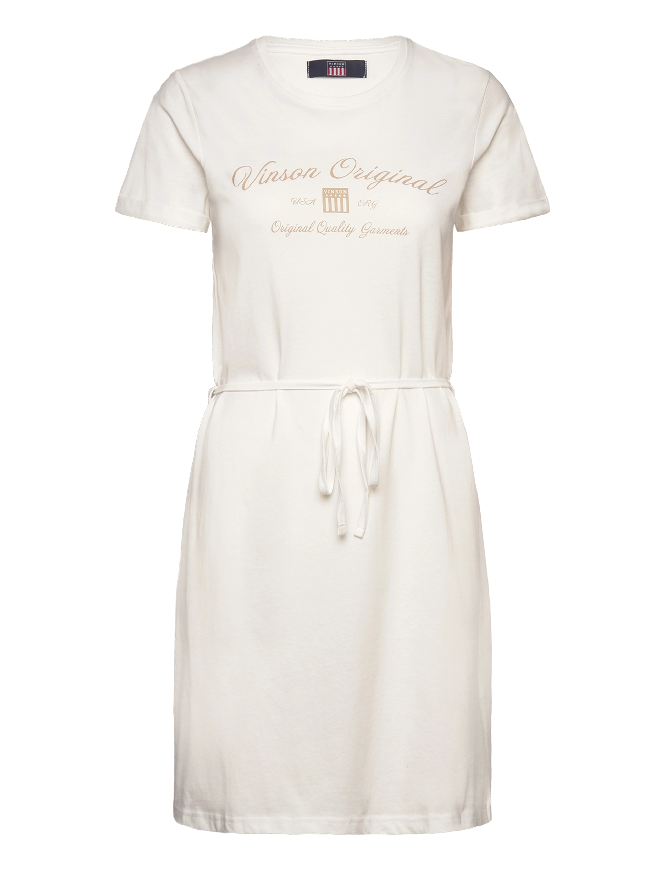 VINSON VIN T-Shirt Dress Maika Women - Klänningar - CLOUD DANCER / cream