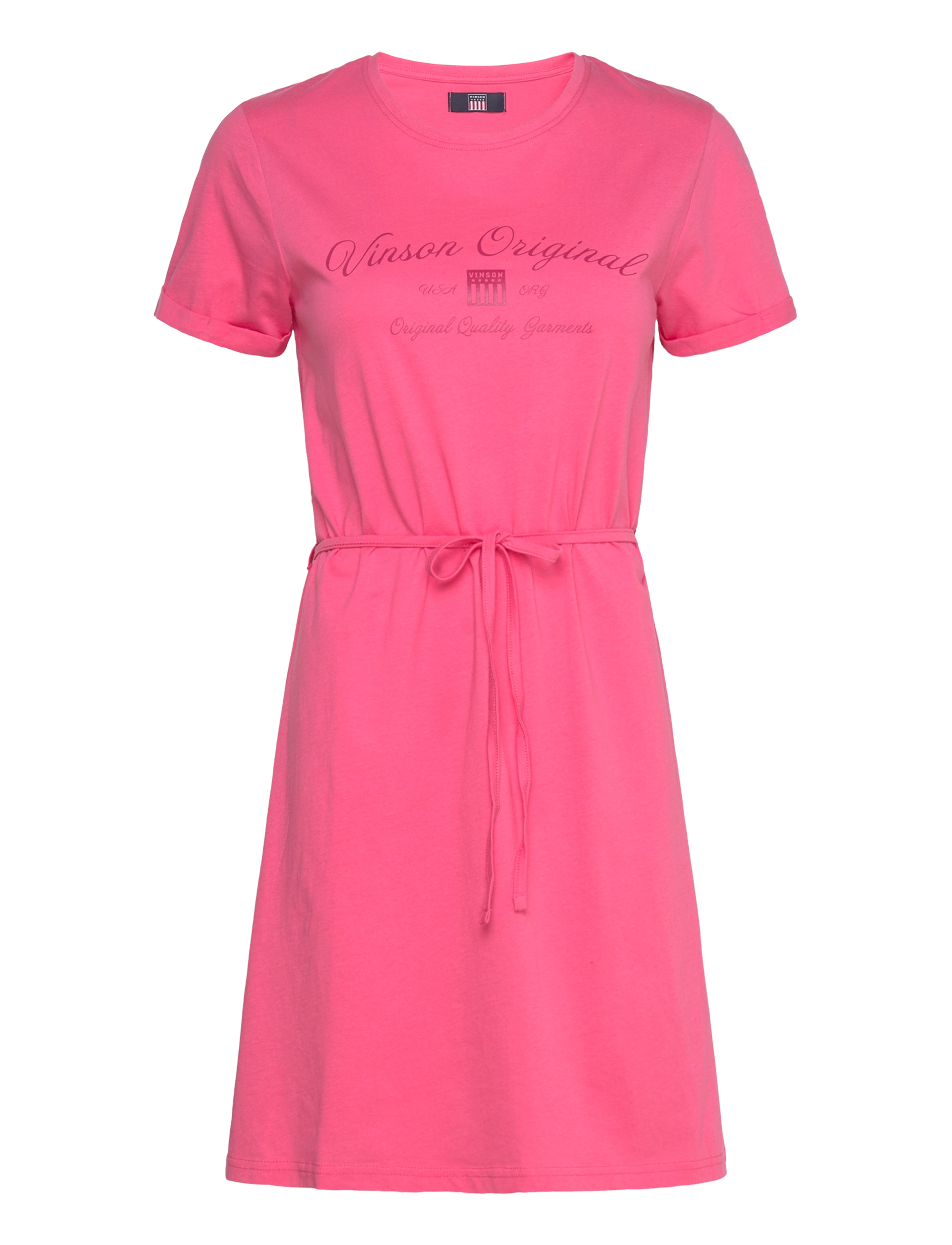 VINSON VIN T-Shirt Dress Maika Women - Klänningar - FRUIT DOWN / pink/rose