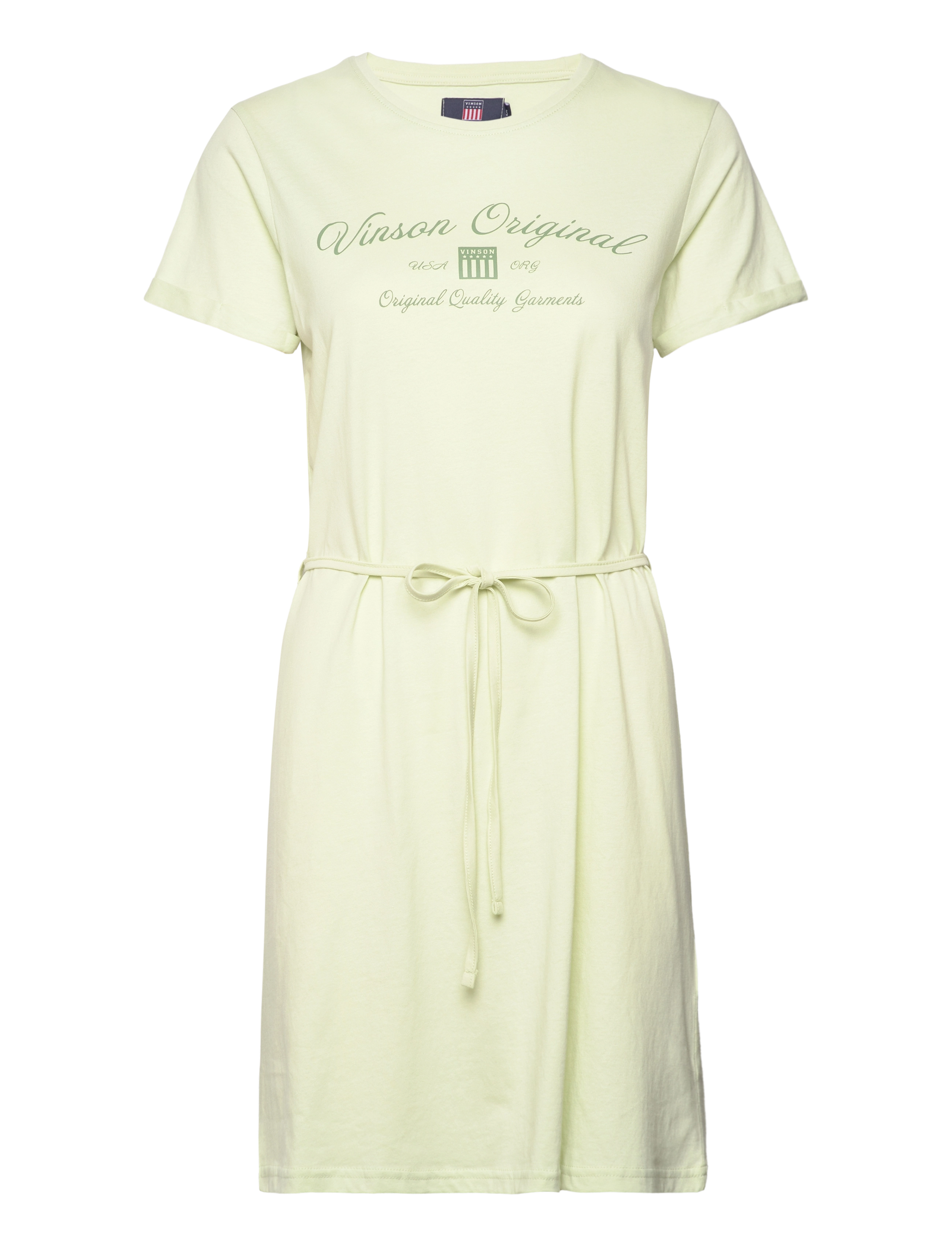 VINSON VIN T-Shirt Dress Maika Women - Klänningar - TENDER GREEN / green