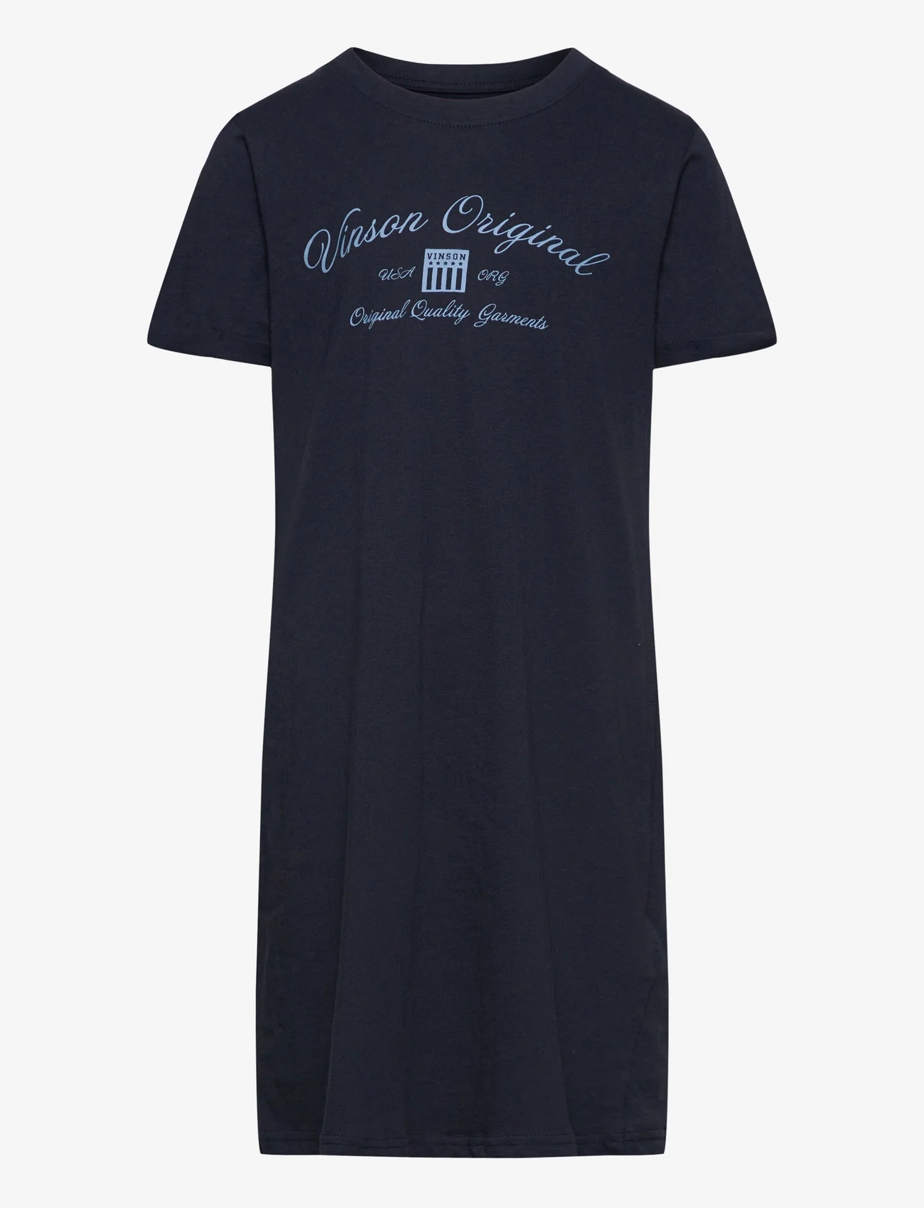 VINSON - VPC T-Shirt Dress Mari Jr. Gi - kortärmade vardagsklänningar - dark sapphire - 0
