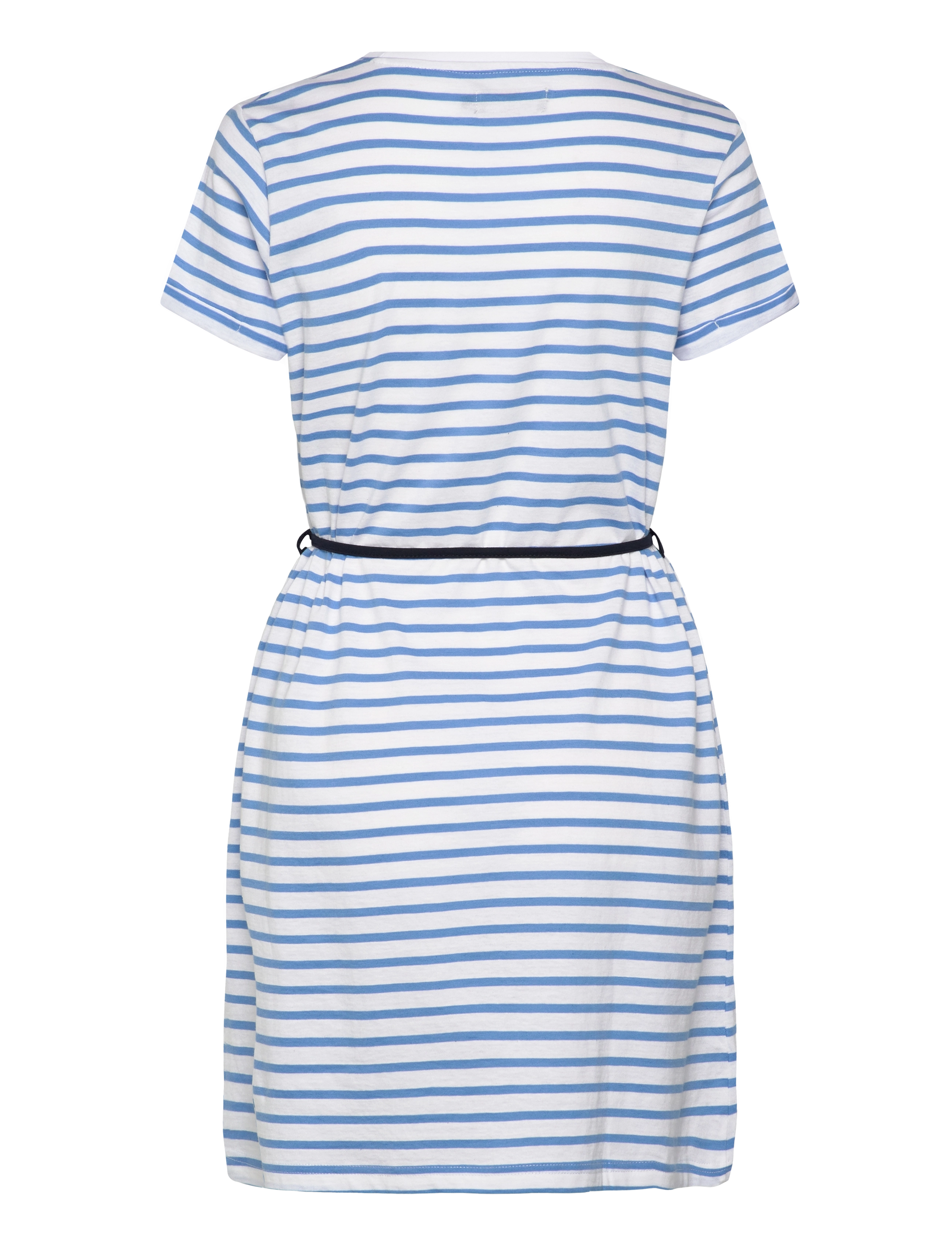 VINSON - VIN T-shirt Dress Maika Stripe - laveste priser - 17-4139tcx azure blue - 1
