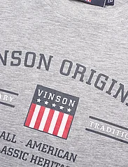 VINSON - VIN T-Shirt Manuel Jr.Boy - kortärmade t-shirts - greymelange - 2