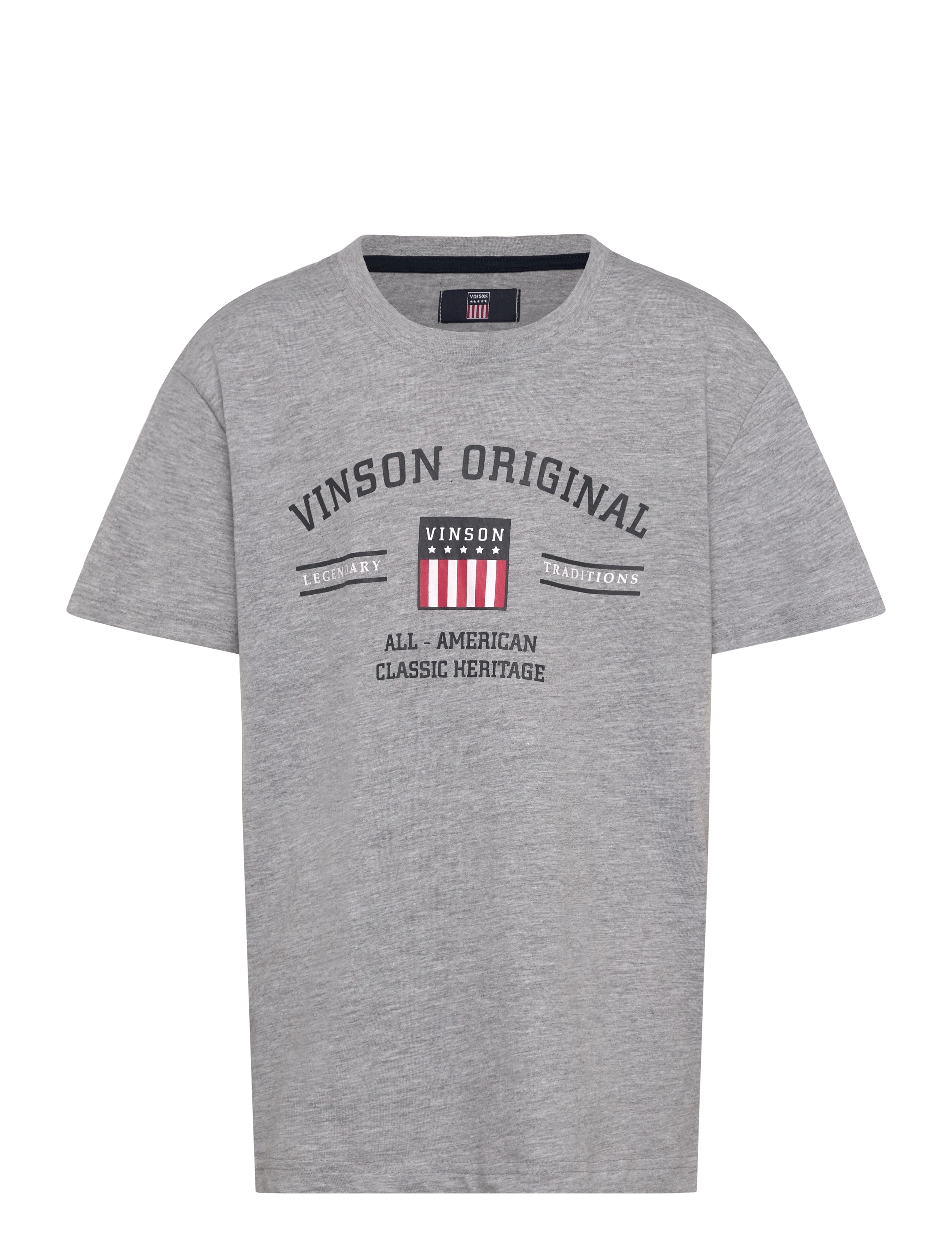 VINSON VIN T-Shirt Manuel Jr.Boy - Tøj - GREYMELANGE / grey