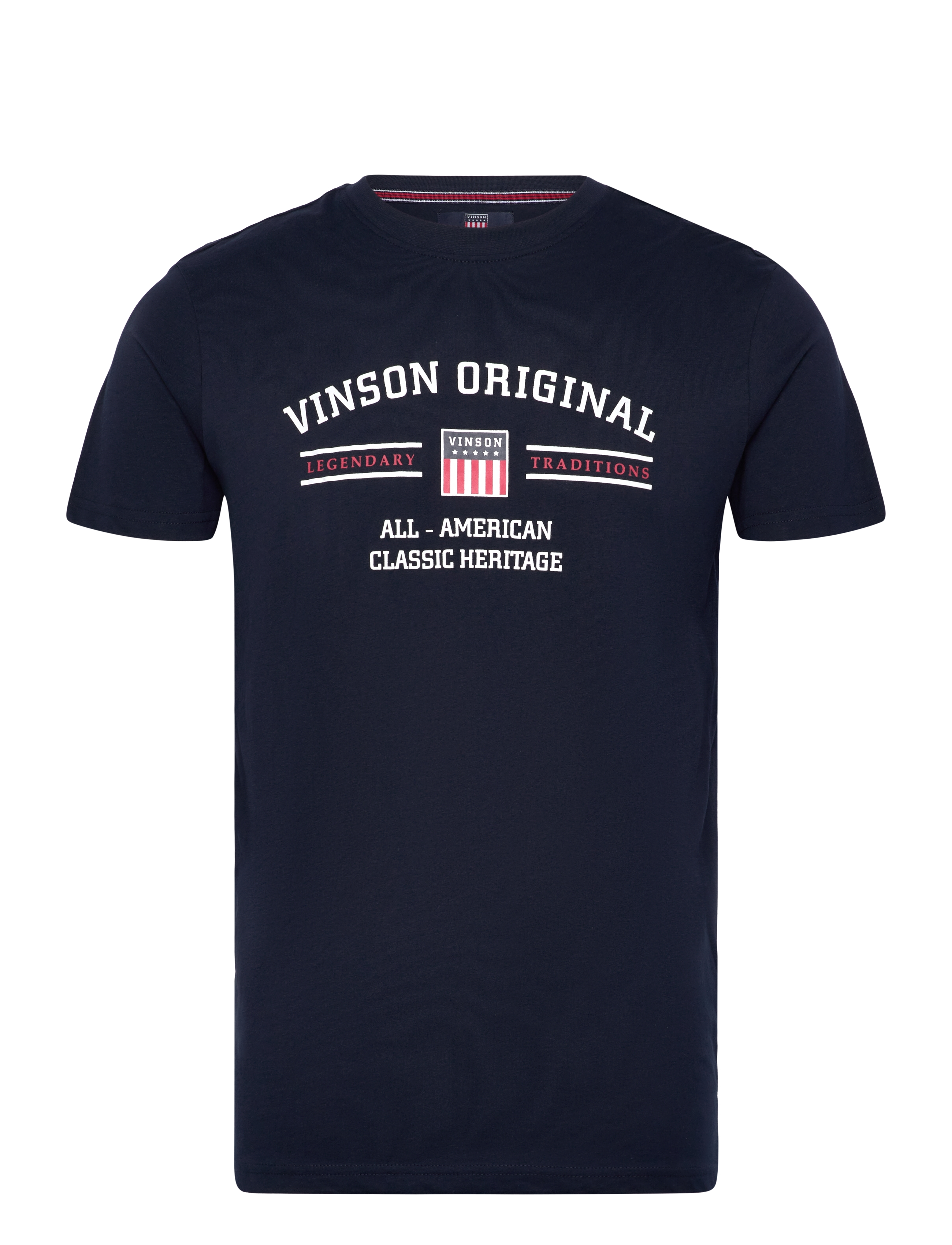 VINSON VIN T-Shirt Matt Men - T-Shirts - 19-4020TCX DARK SAPPHIRE / black