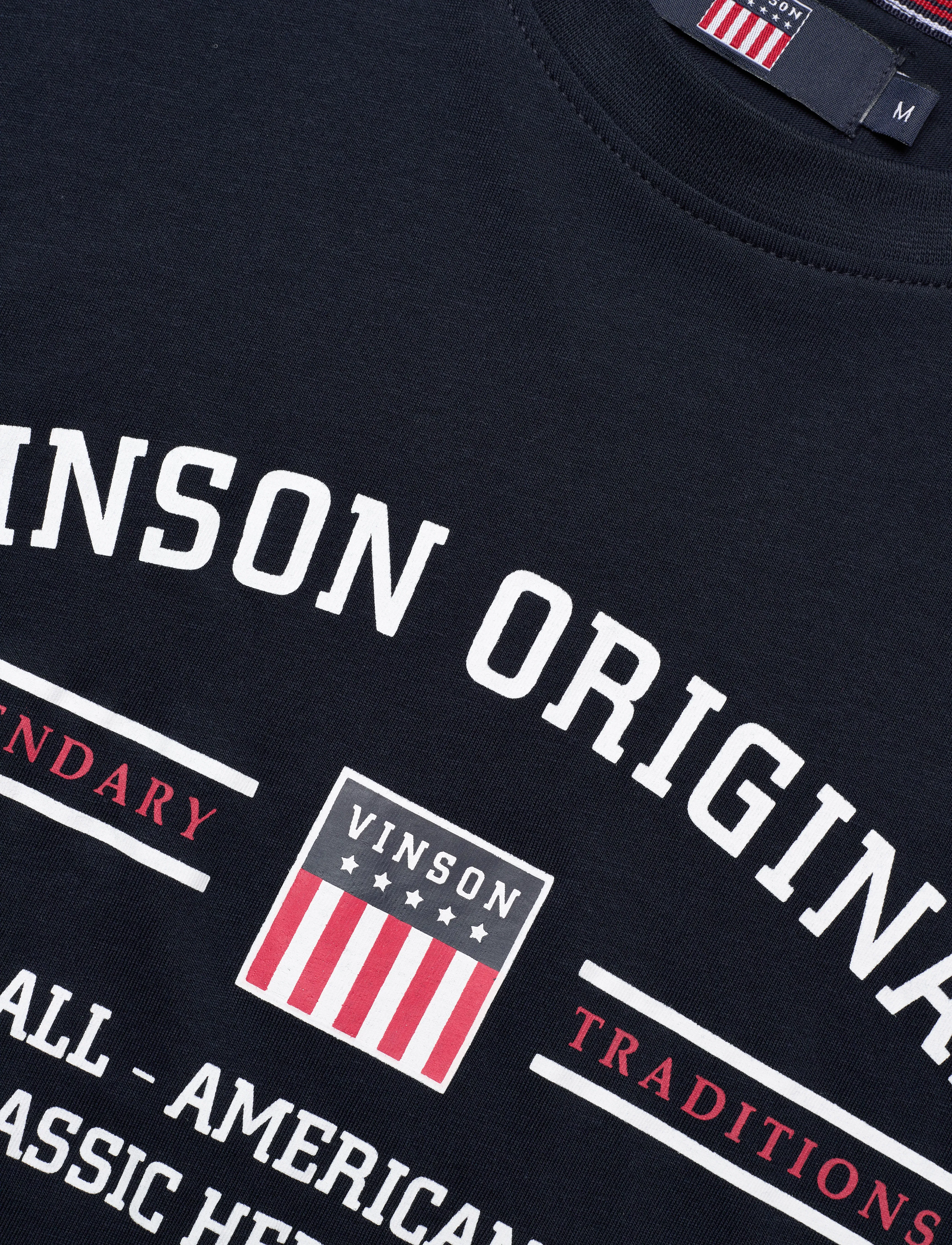 VINSON - VIN T-Shirt Matt Men - die niedrigsten preise - 19-4020tcx dark sapphire - 2