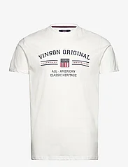 VINSON - VIN T-Shirt Matt Men - alhaisimmat hinnat - cloud dancer - 0