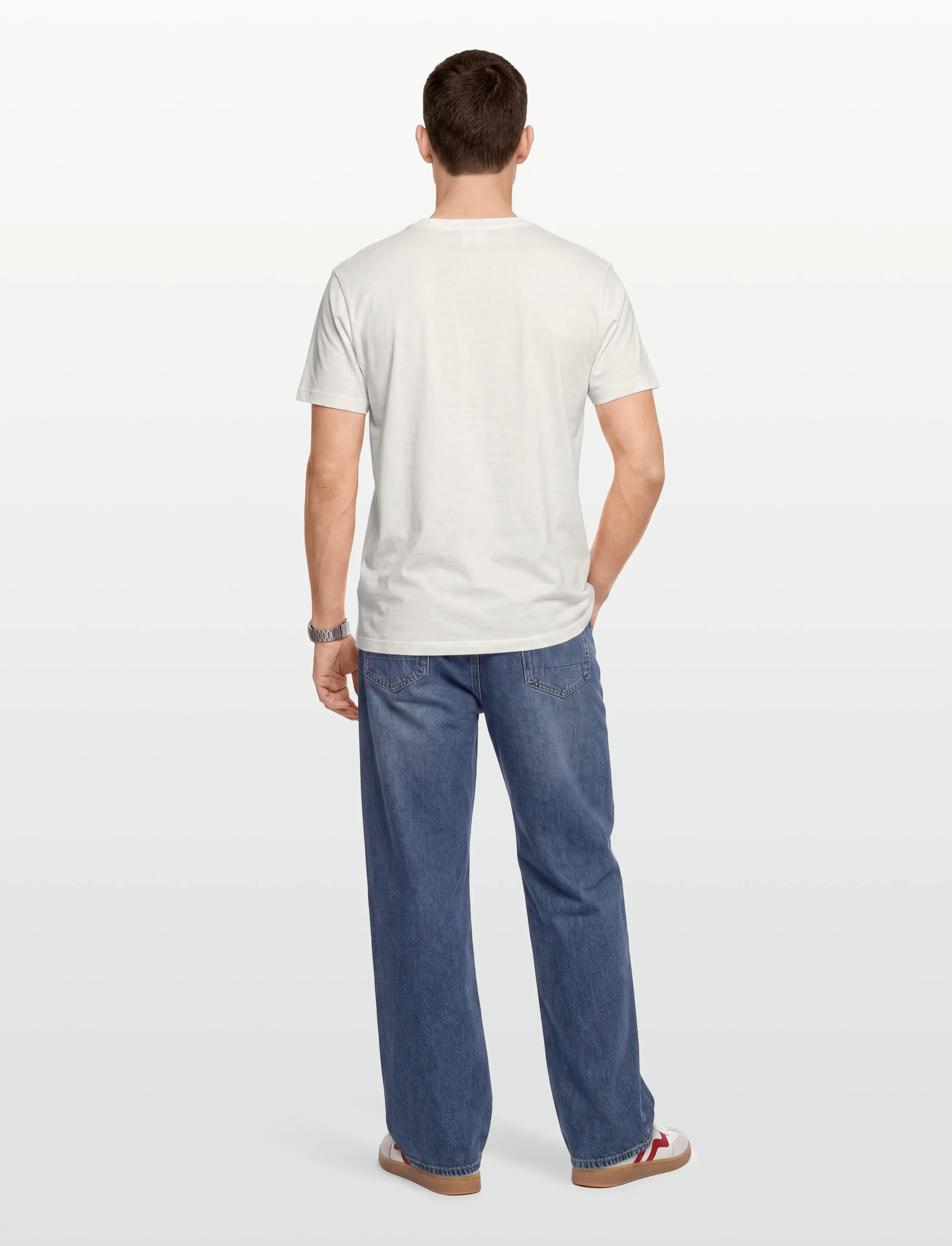 VINSON - VIN T-Shirt Matt Men - laveste priser - cloud dancer - 4