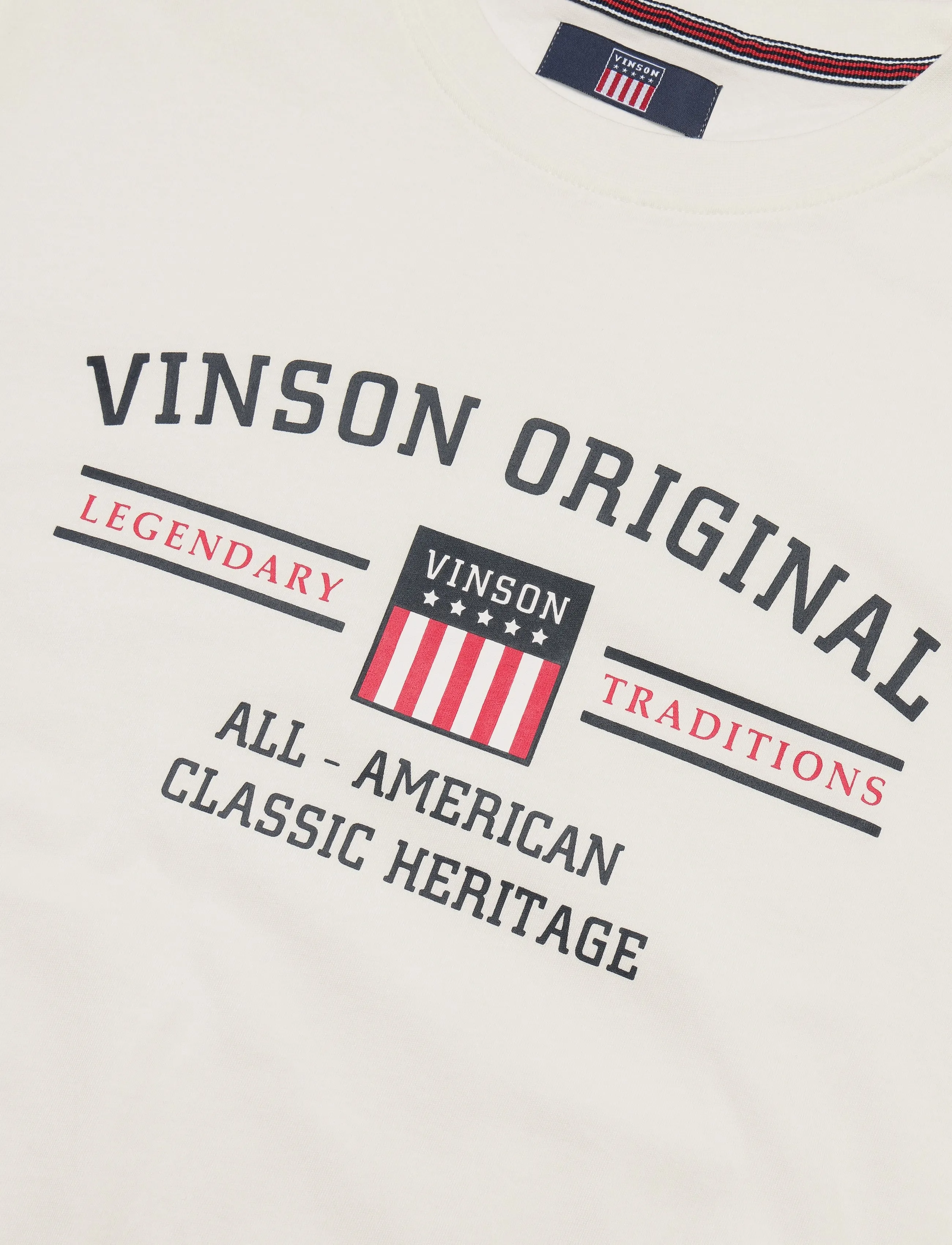 VINSON - VIN T-Shirt Matt Men - laveste priser - cloud dancer - 5
