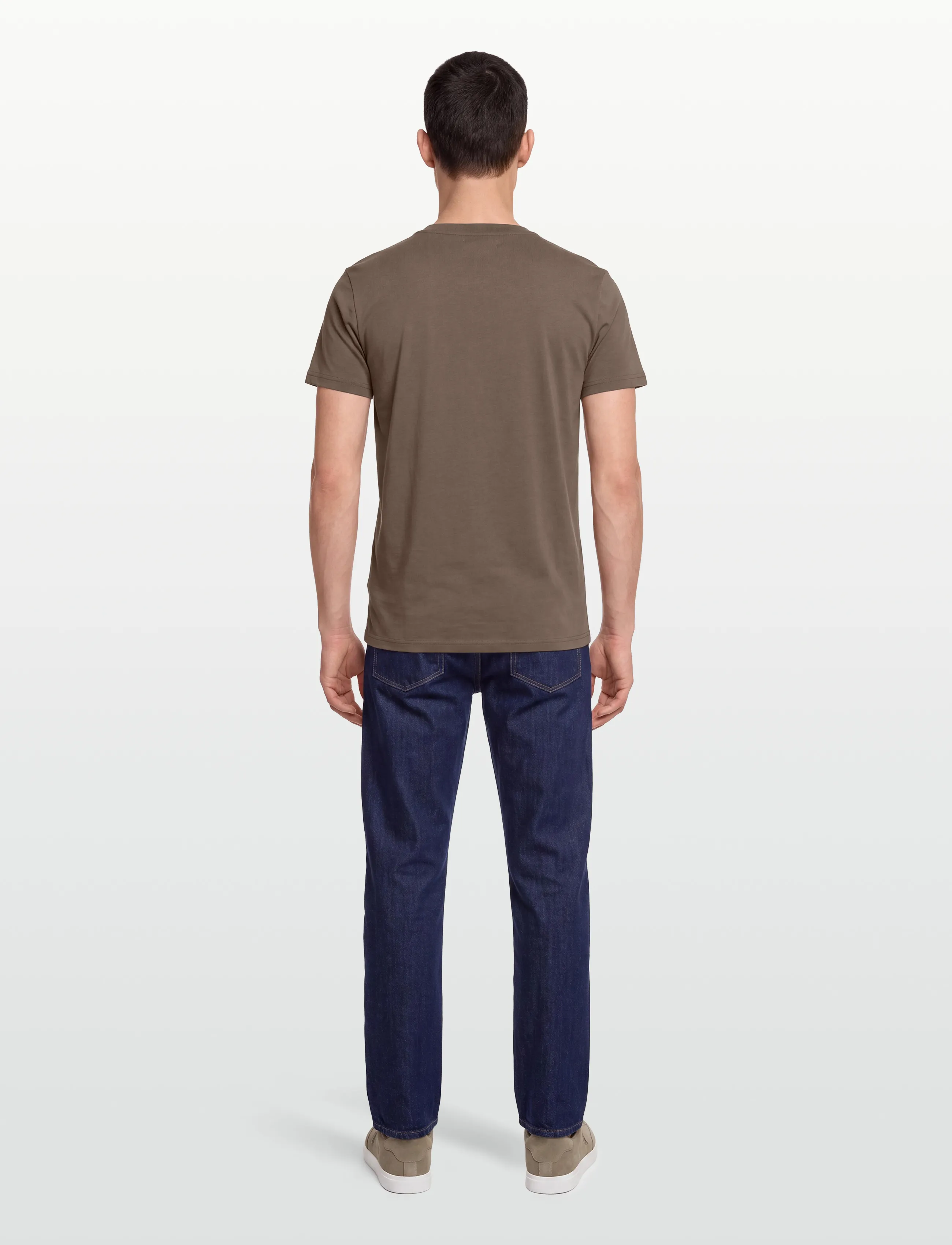 VINSON - VIN T-Shirt Matt Men - laveste priser - walnut - 4