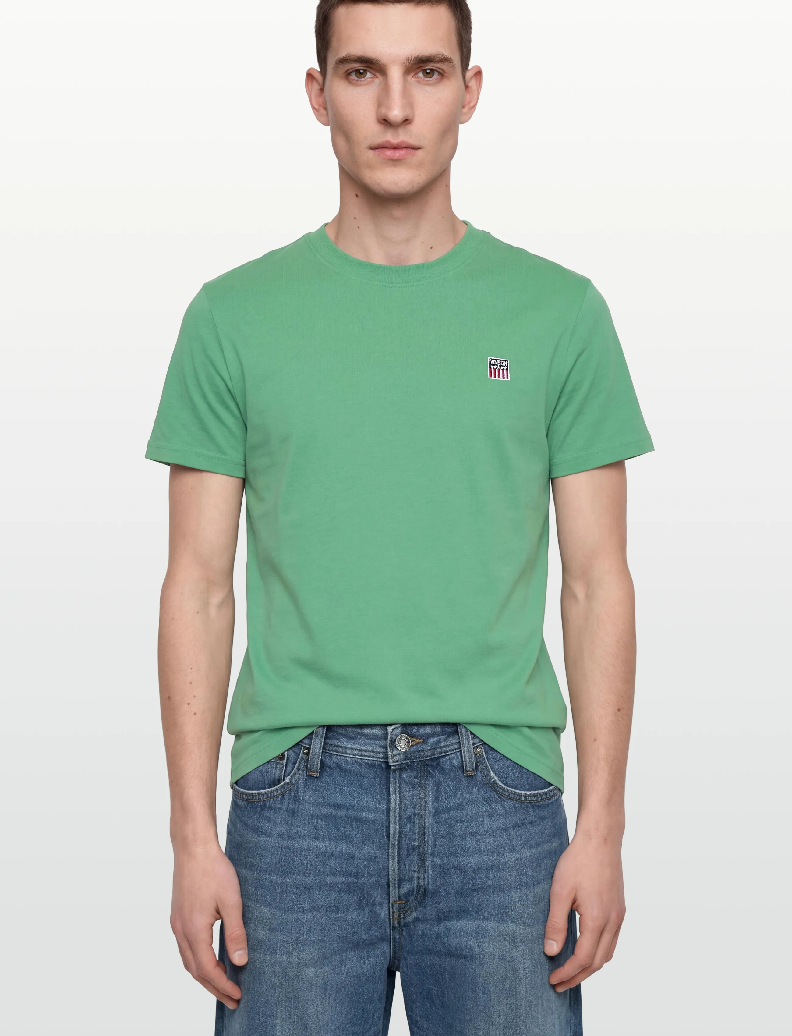 VINSON - VIN T-Shirt Massimo Men - laveste priser - 16-5919tcx crÈme de menthe - 3