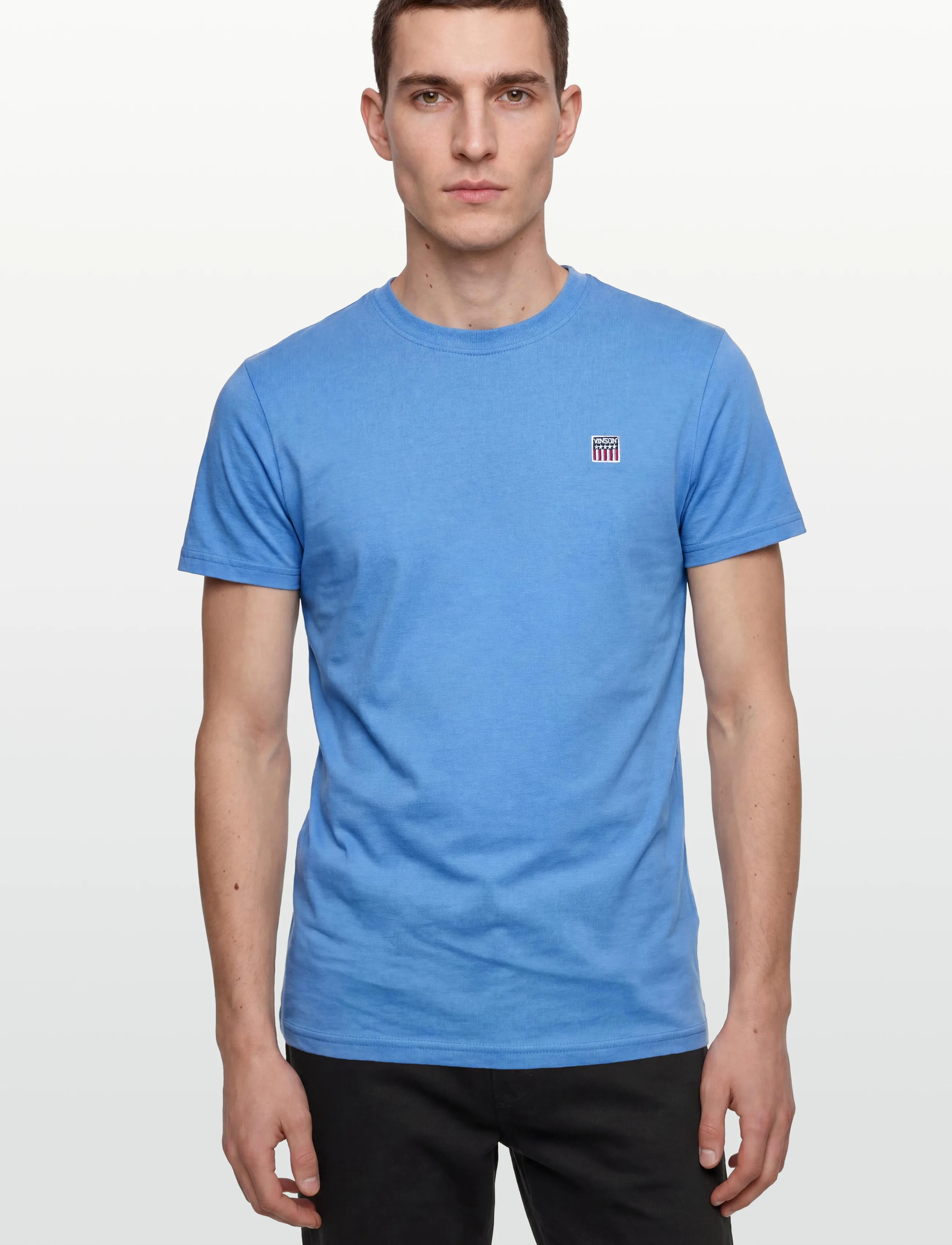 VINSON - VIN T-Shirt Massimo Men - laveste priser - 17-4139tcx azure blue - 3