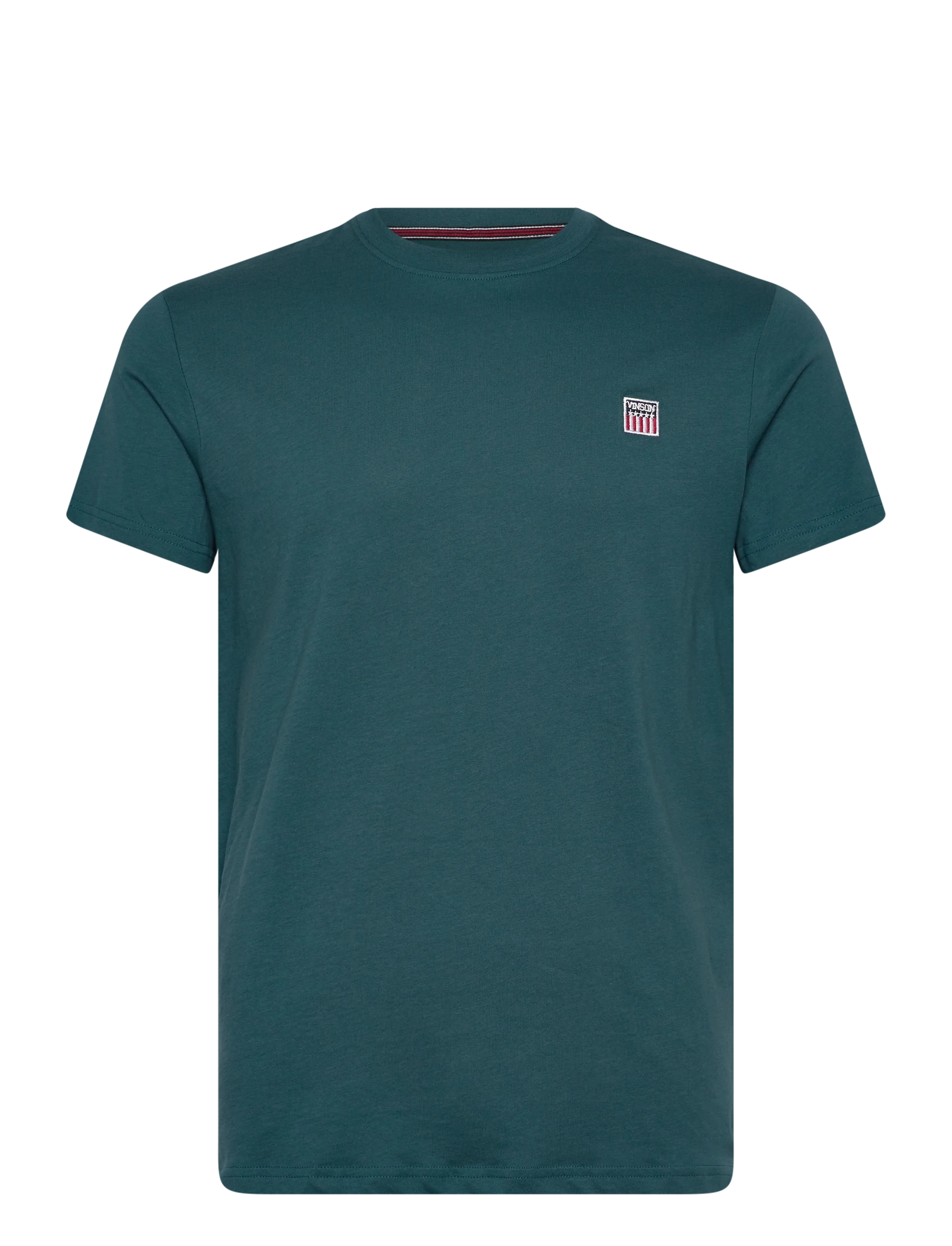 VINSON VIN T-Shirt Massimo Men - T-shirts - 19-4517TCX MEDITERRANEA / green