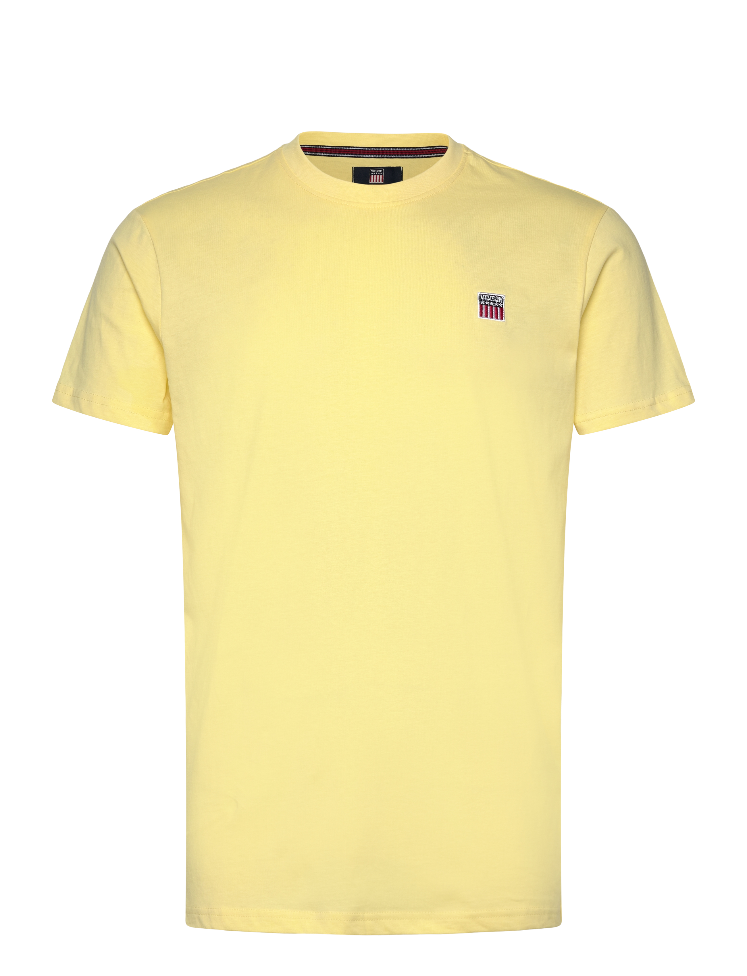 VINSON VIN T-Shirt Massimo Men - Vinson - 12-0711TCX LEMON MERINGUE / yellow
