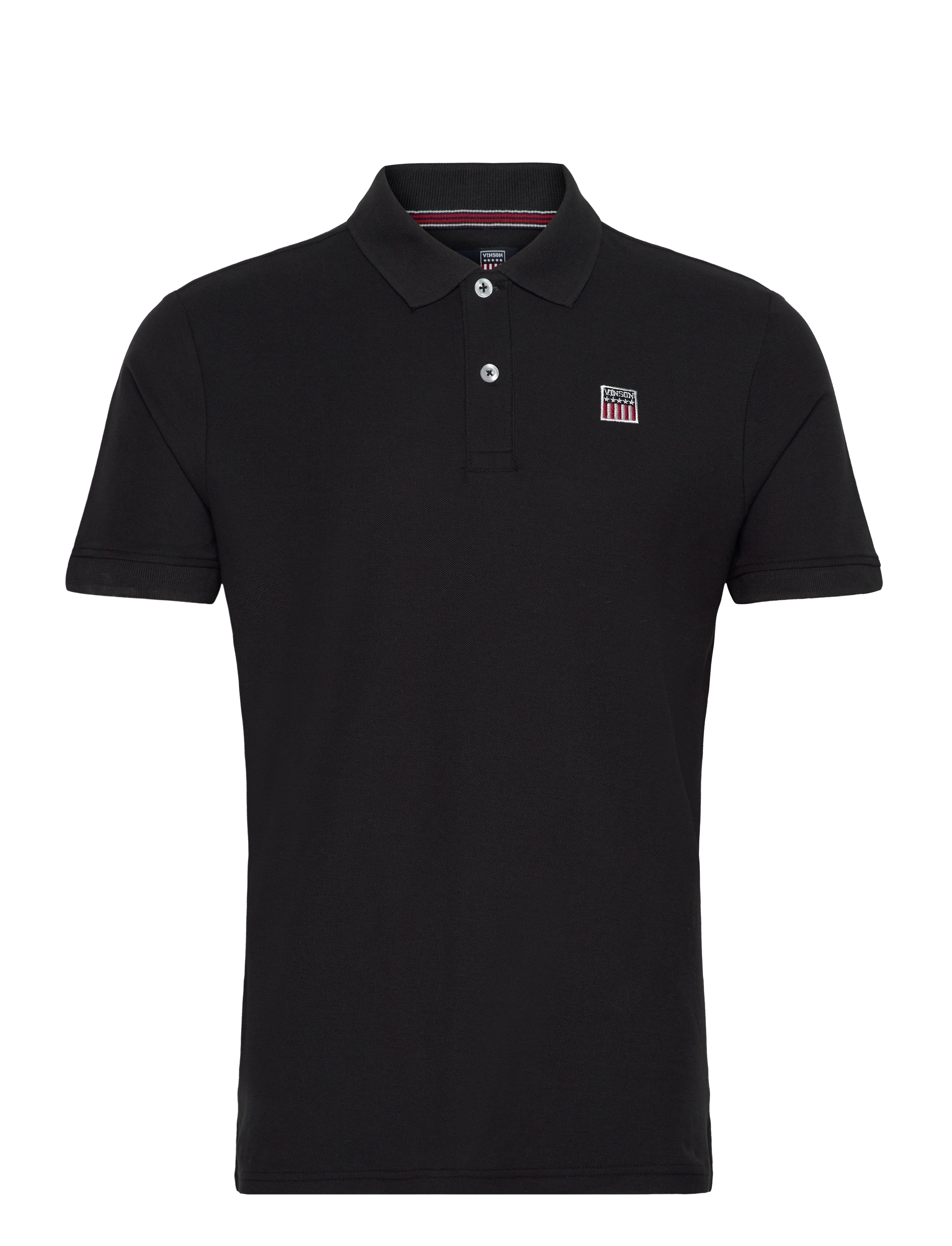 VINSON Vin Polo Mike Herren Schwarz - S - Herren