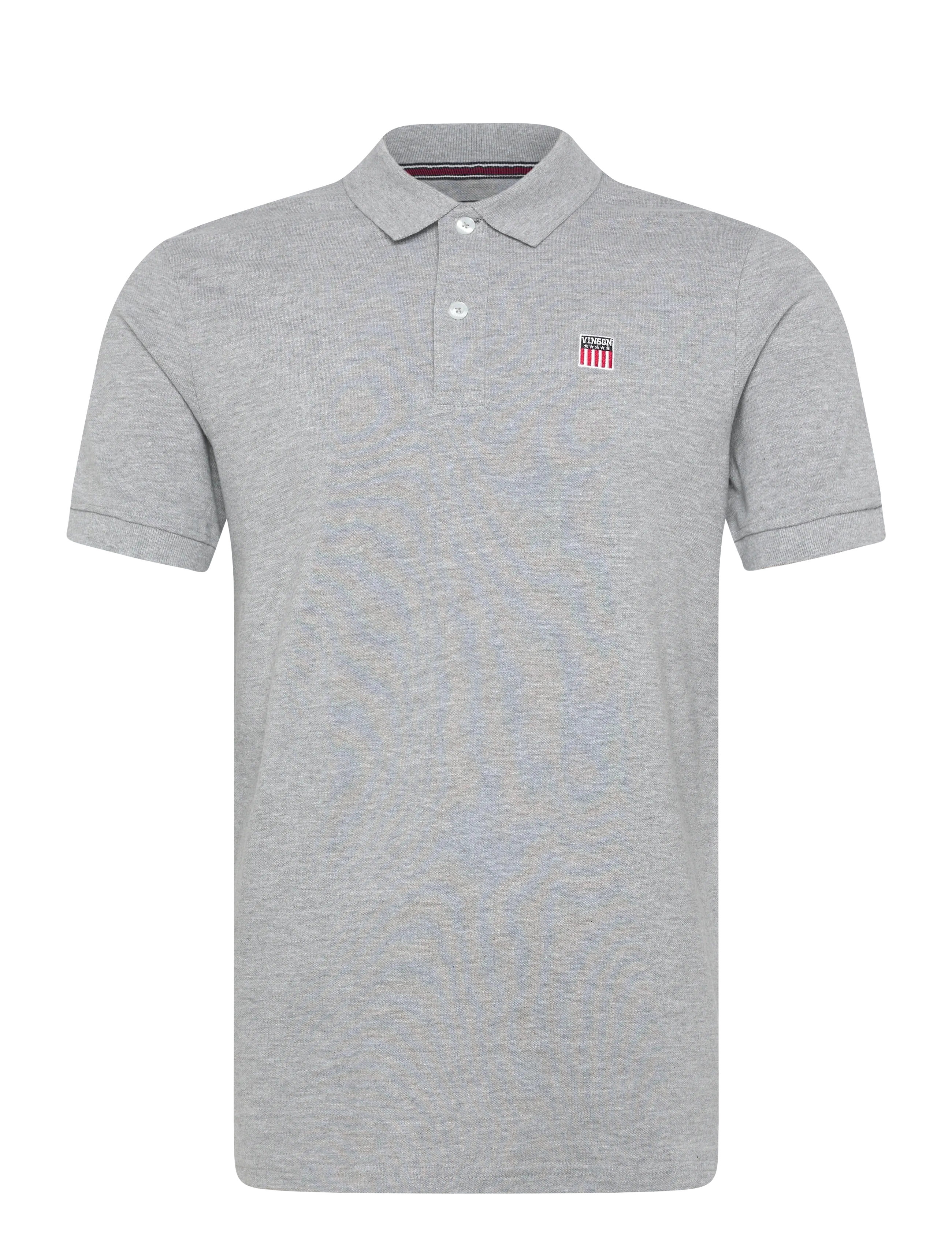 VINSON Vin Polo Mike Herren Grau - L - Herren