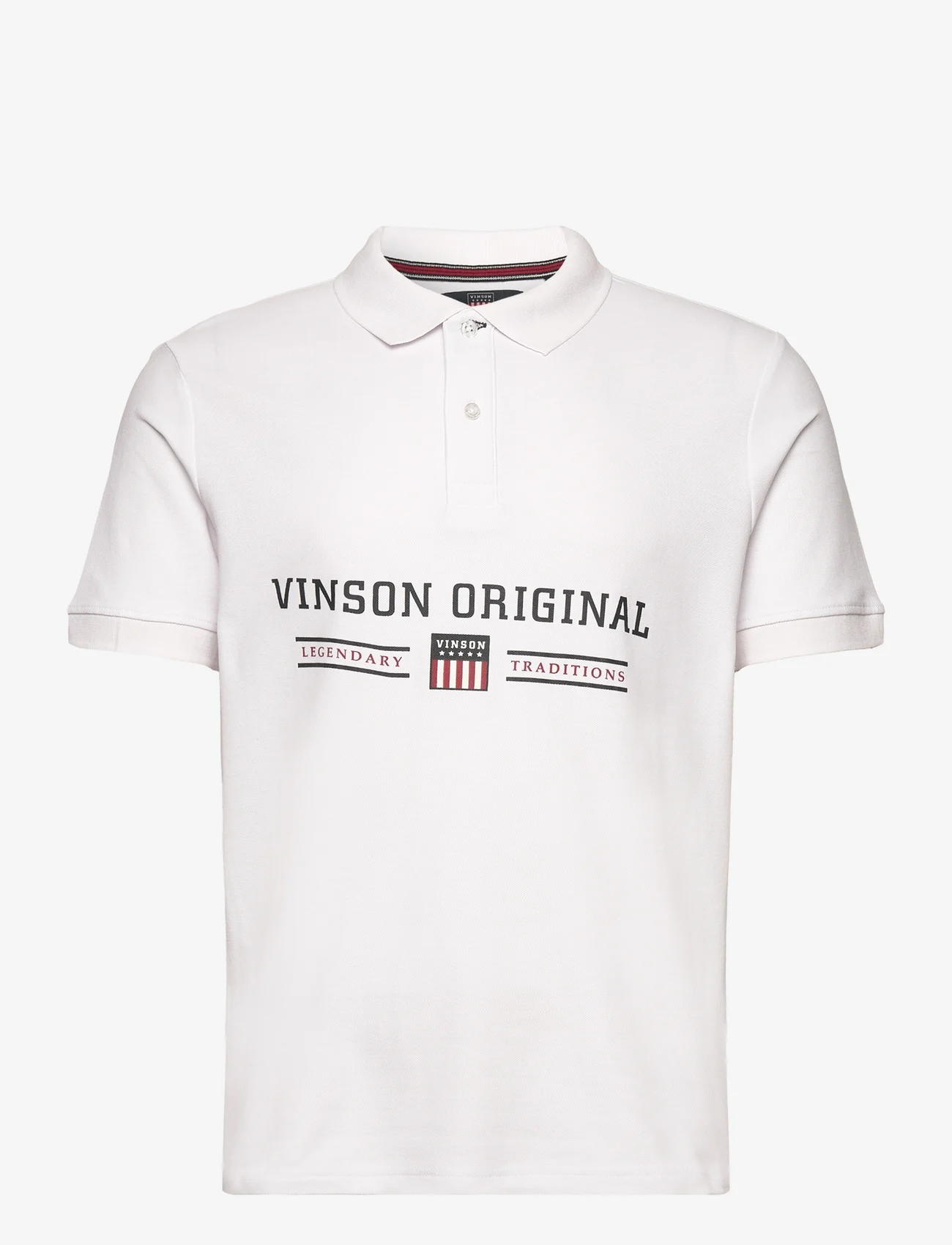 VINSON - VIN Polo Mikkel Men - laagste prijzen - white - 0