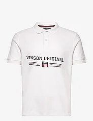 VINSON - VIN Polo Mikkel Men - kortermede - white - 0