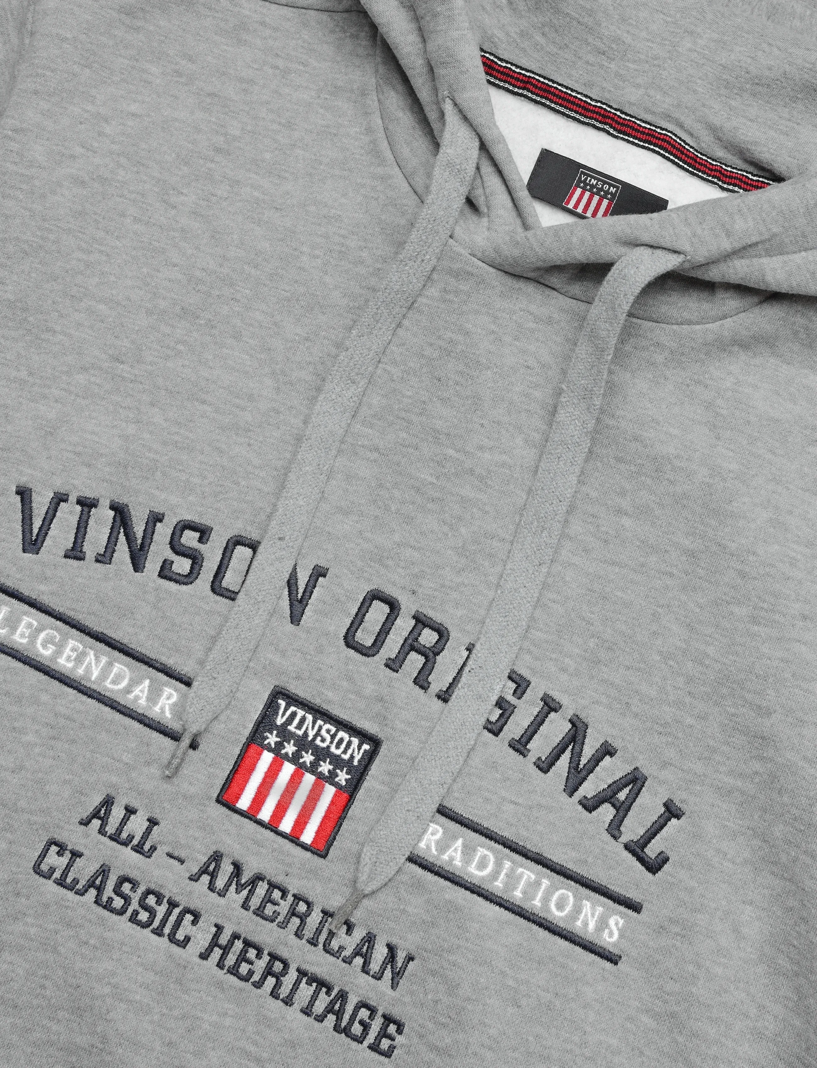 VINSON - VIN Sweathoodie Mortimer Men - sweatshirts - grey melange - 2