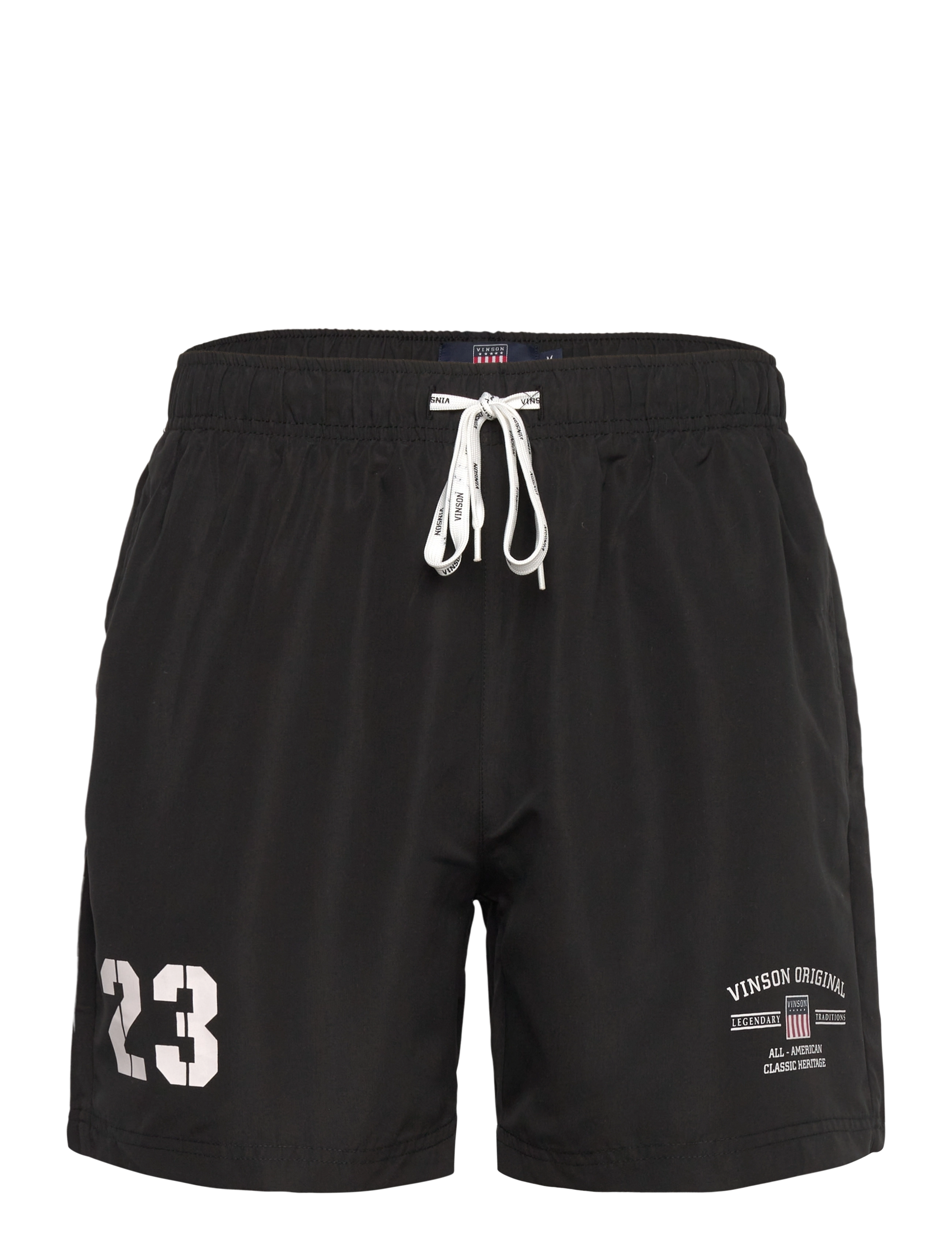 VINSON VINSON Swimshorts VIN Meik Men - Badkläder - 19-4004TCX TAP SHOE / black
