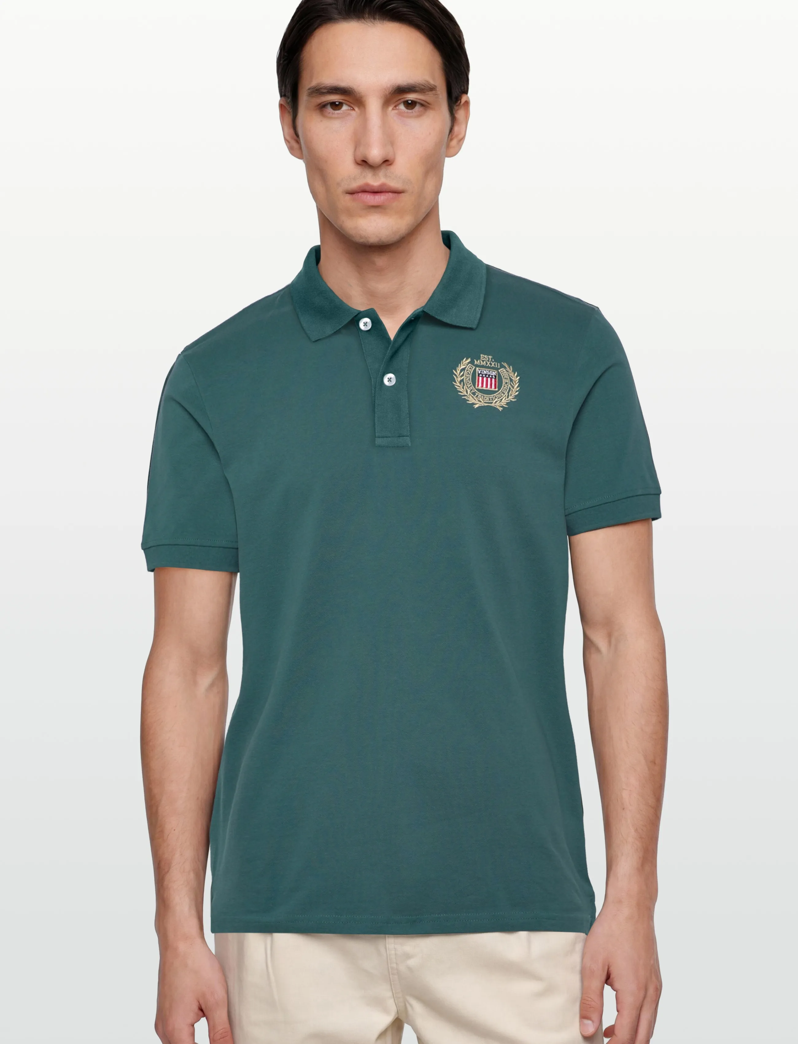 VINSON - Luca reg Cot VIN M POLO - laveste priser - 19-4517tcx mediterranea - 3